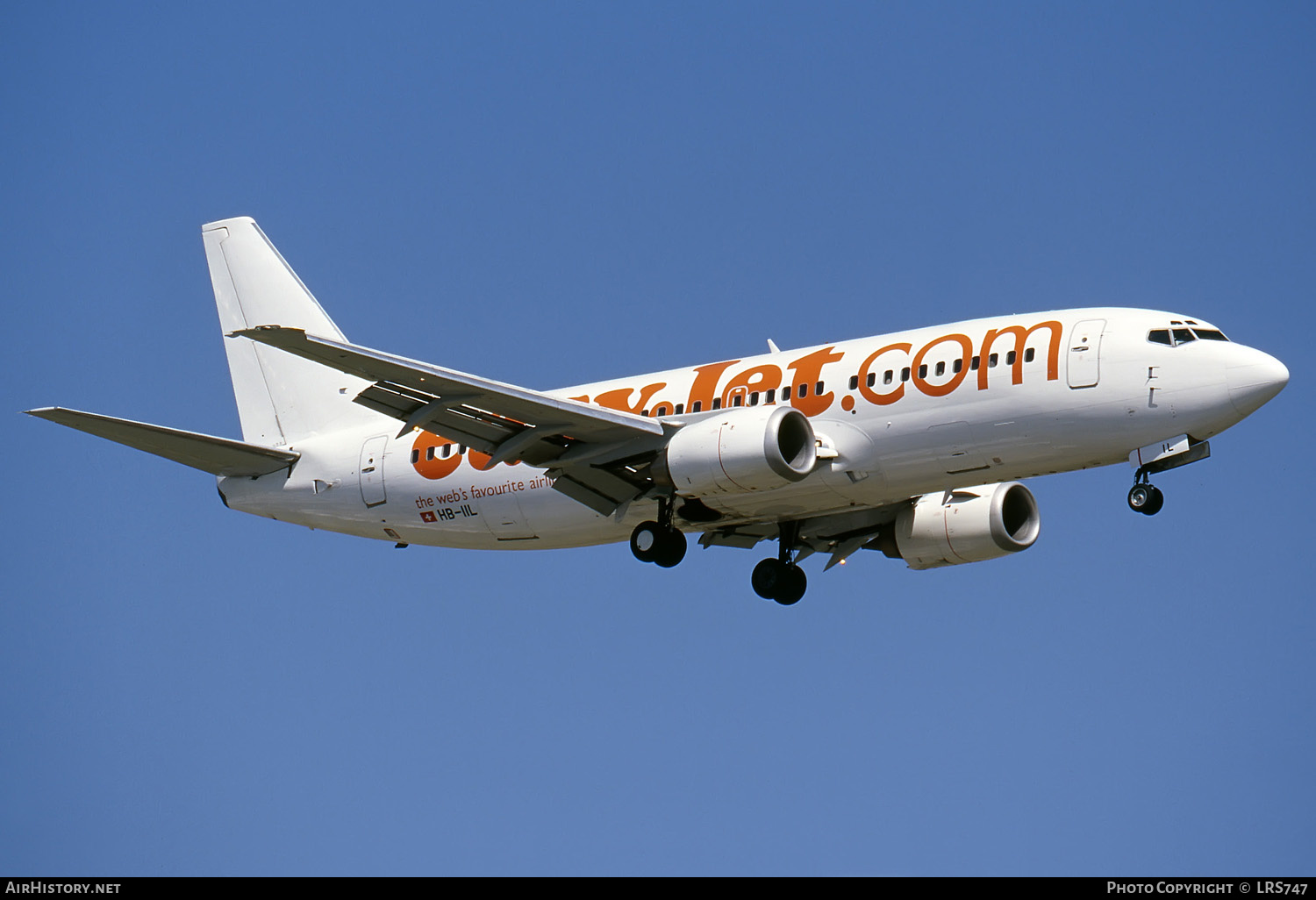 Aircraft Photo of HB-IIL | Boeing 737-36M | EasyJet | AirHistory.net #283566