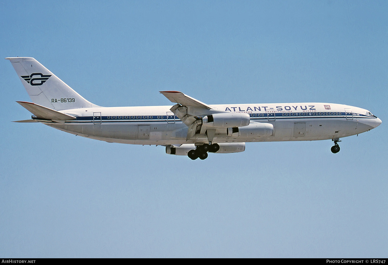 Aircraft Photo of RA-86139 | Ilyushin Il-86 | Atlant-Soyuz Airlines | AirHistory.net #283576