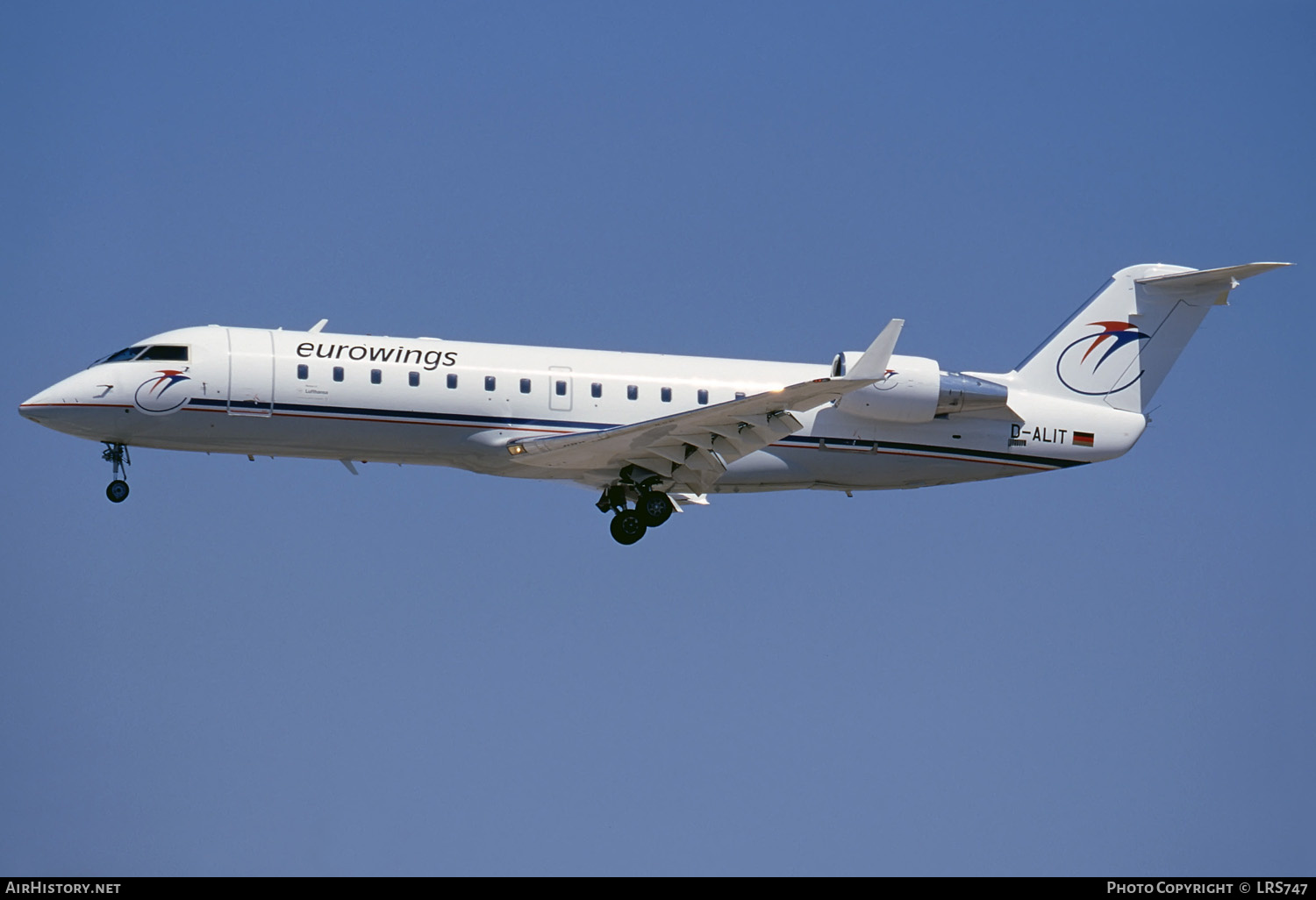 Aircraft Photo of D-ALIT | Bombardier CRJ-100ER (CL-600-2B19) | Eurowings | AirHistory.net #283577