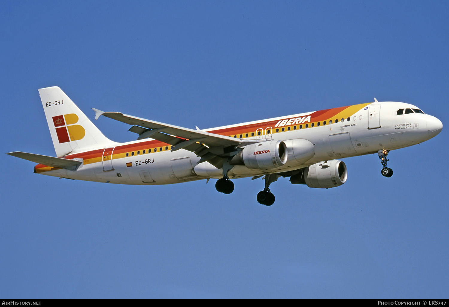 Aircraft Photo of EC-GRJ | Airbus A320-211 | Iberia | AirHistory.net #283579