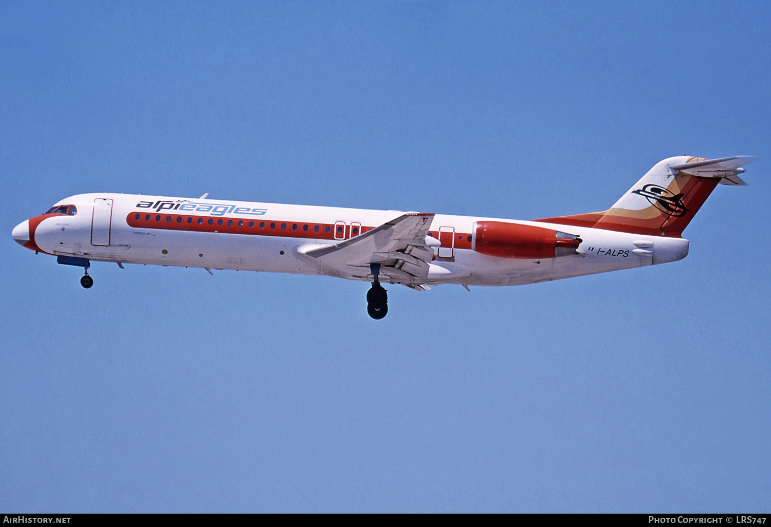 Aircraft Photo of I-ALPS | Fokker 100 (F28-0100) | Alpi Eagles | AirHistory.net #283581