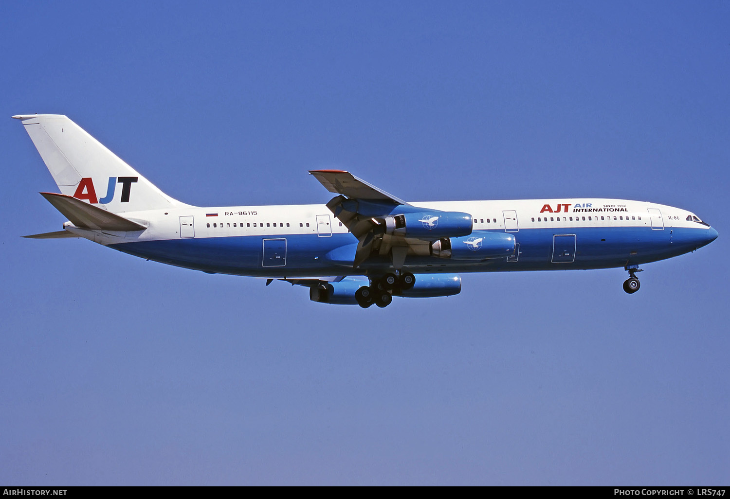 Aircraft Photo of RA-86115 | Ilyushin Il-86 | AJT Air International | AirHistory.net #283588