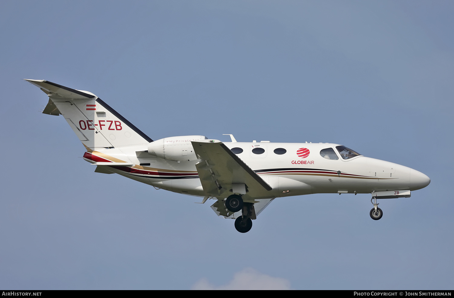 Aircraft Photo of OE-FZB | Cessna 510 Citation Mustang | GlobeAir | AirHistory.net #283649