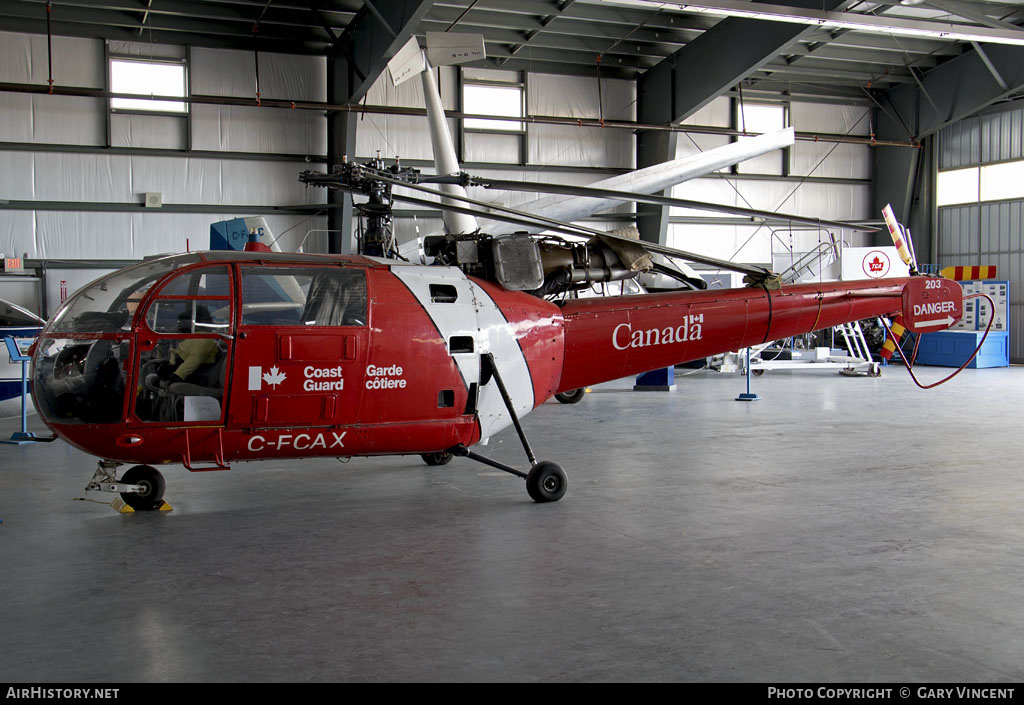 Aircraft Photo of C-FCAX | Aerospatiale SA-3160 Alouette III | Coast Guard | AirHistory.net #283681