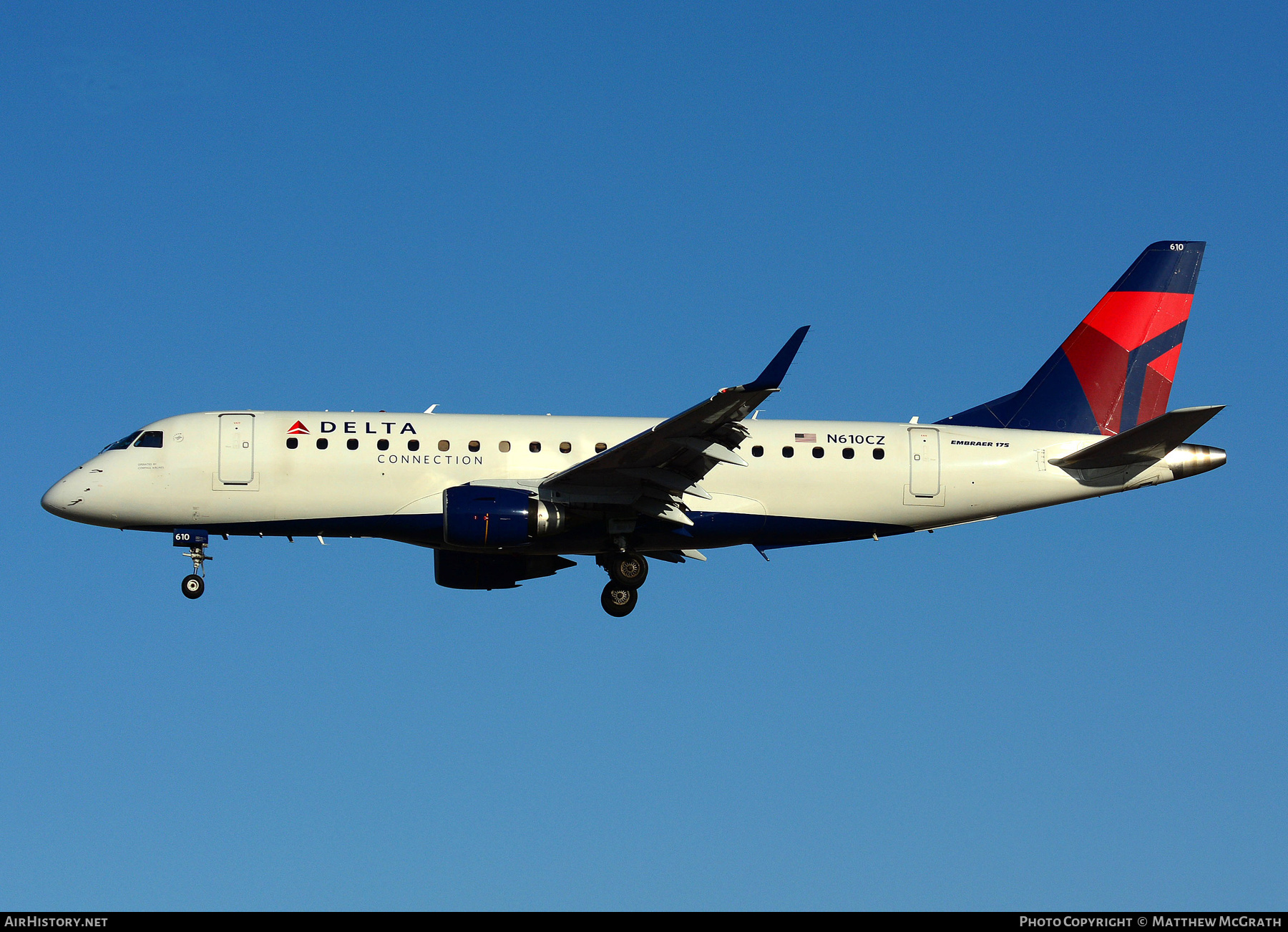Aircraft Photo of N610CZ | Embraer 175LR (ERJ-170-200LR) | Delta Connection | AirHistory.net #283711