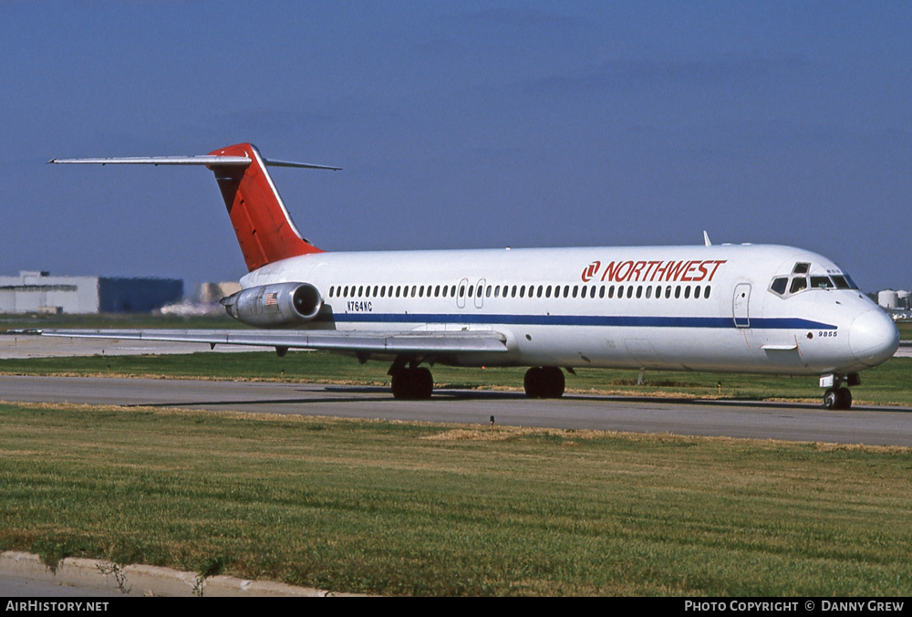 Aircraft Photo of N764NC | McDonnell Douglas DC-9-51 | Northwest Airlines | AirHistory.net #283712