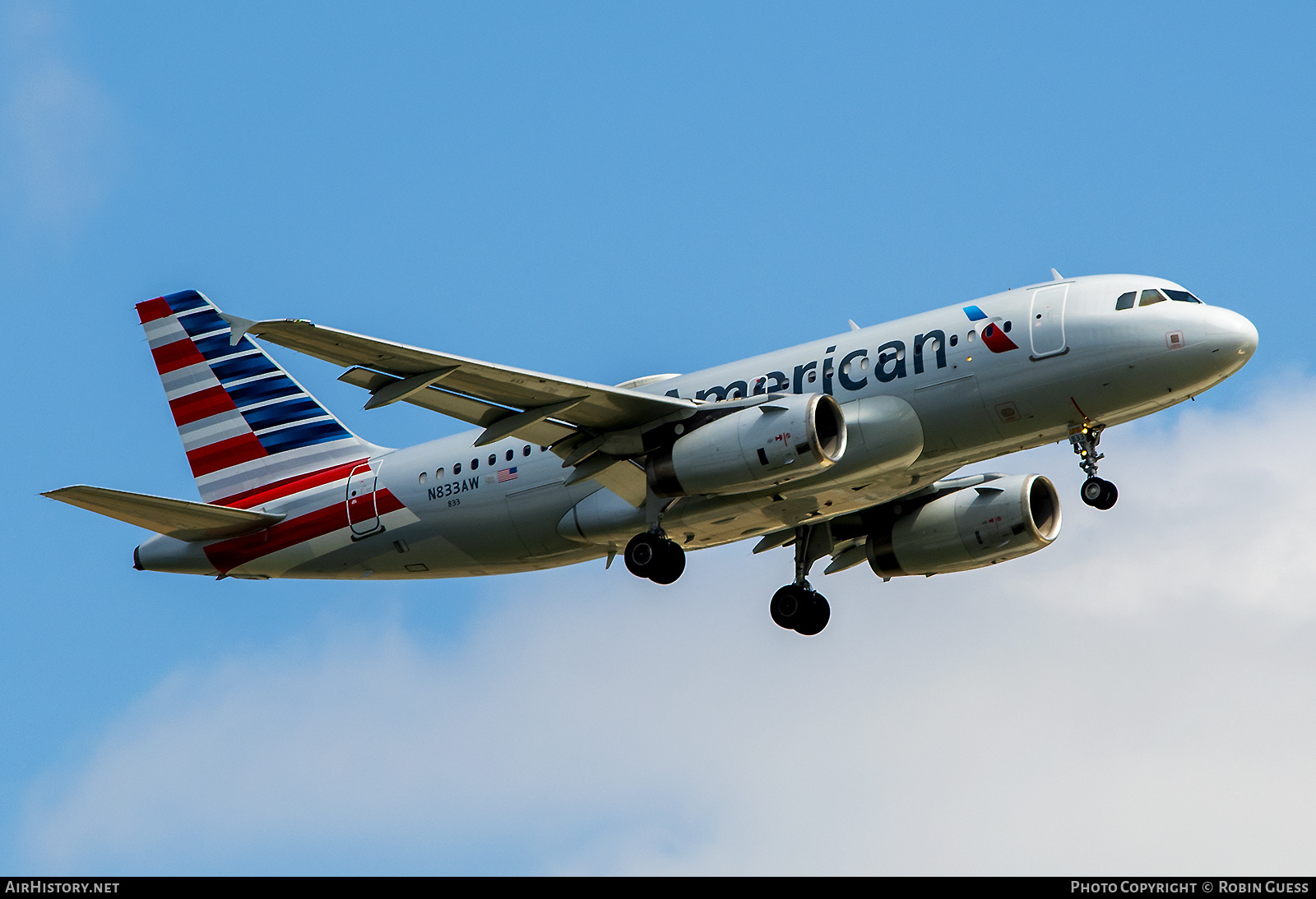 Aircraft Photo of N833AW | Airbus A319-132 | American Airlines | AirHistory.net #283713