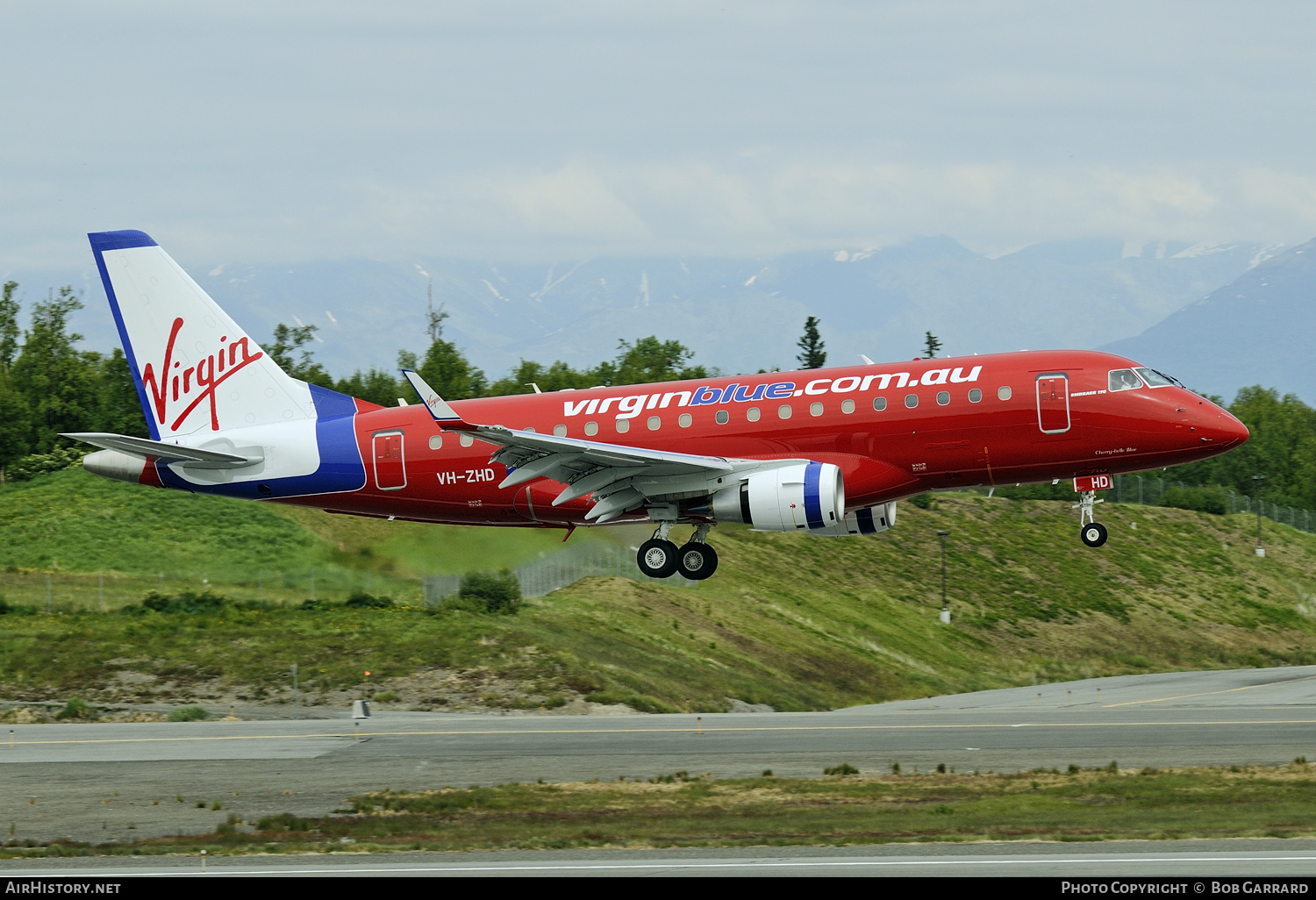 Aircraft Photo of VH-ZHD | Embraer 170LR (ERJ-170-100LR) | Virgin Blue Airlines | AirHistory.net #283720