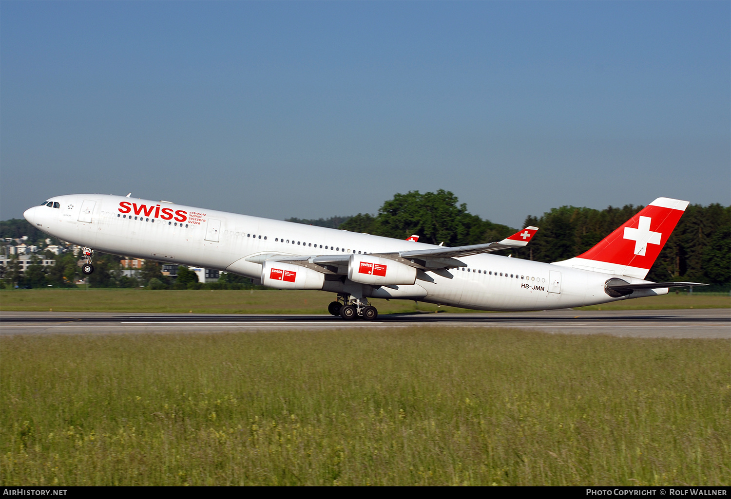 Aircraft Photo of HB-JMN | Airbus A340-313X | Swiss International Air Lines | AirHistory.net #283744