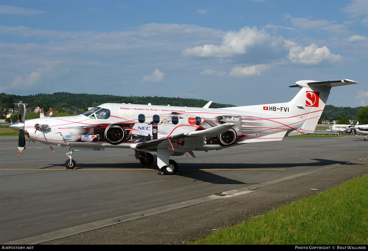 Aircraft Photo of HB-FVI | Pilatus PC-12NG (PC-12/47E) | Sauber F1 Team | AirHistory.net #283749