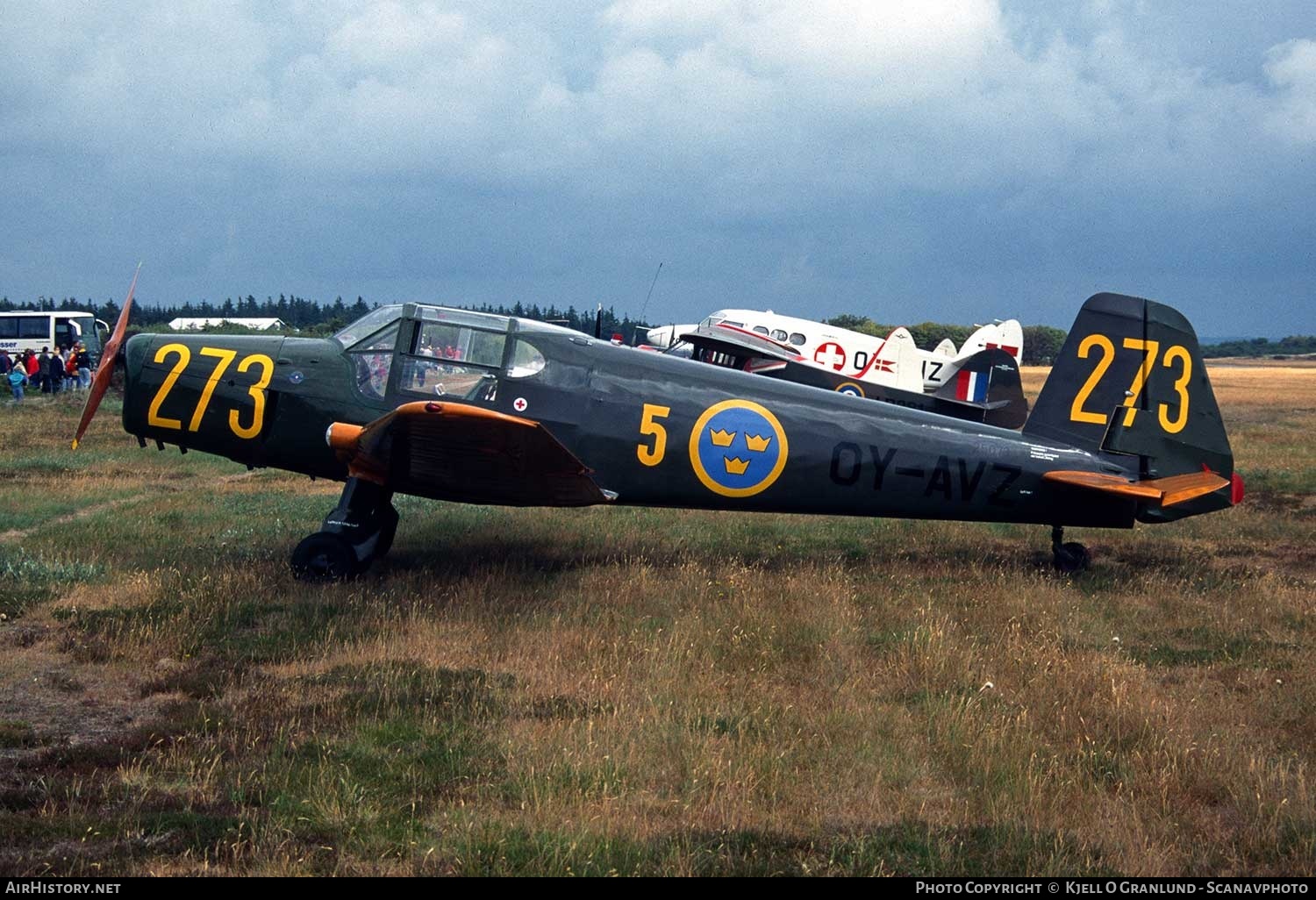 Aircraft Photo of OY-AVZ / 25073 | Bücker Sk25 (Bü-181B-1) | Sweden - Air Force | AirHistory.net #283750