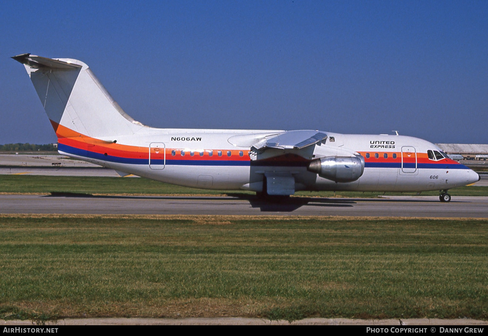 Aircraft Photo of N606AW | British Aerospace BAe-146-200A | United Express | AirHistory.net #283796