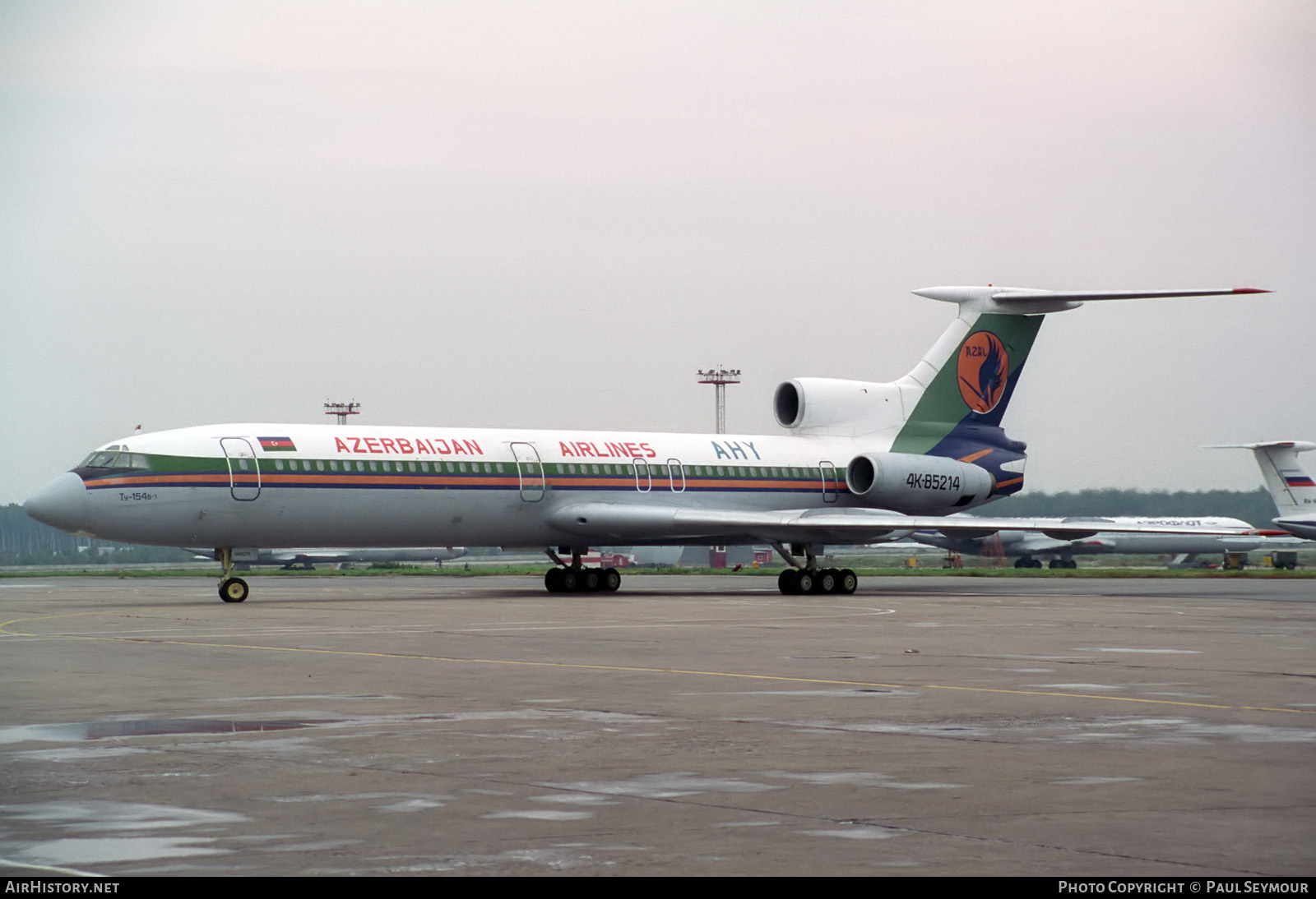 Aircraft Photo of 4K-85214 | Tupolev Tu-154B-1 | Azerbaijan Airlines - AZAL - AHY | AirHistory.net #283814