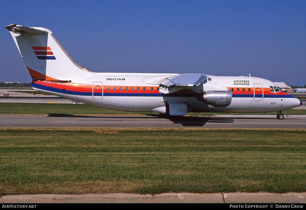 Aircraft Photo of N601AW | British Aerospace BAe-146-200A | United Express | AirHistory.net #283836