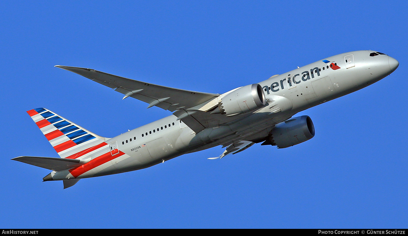 Aircraft Photo of N800AN | Boeing 787-8 Dreamliner | American Airlines | AirHistory.net #283841