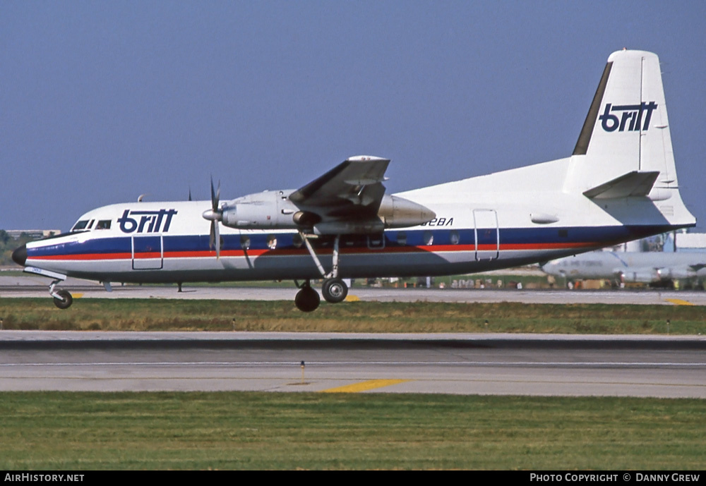 Aircraft Photo of N382BA | Fairchild F-27 | Britt Airways | AirHistory.net #283843