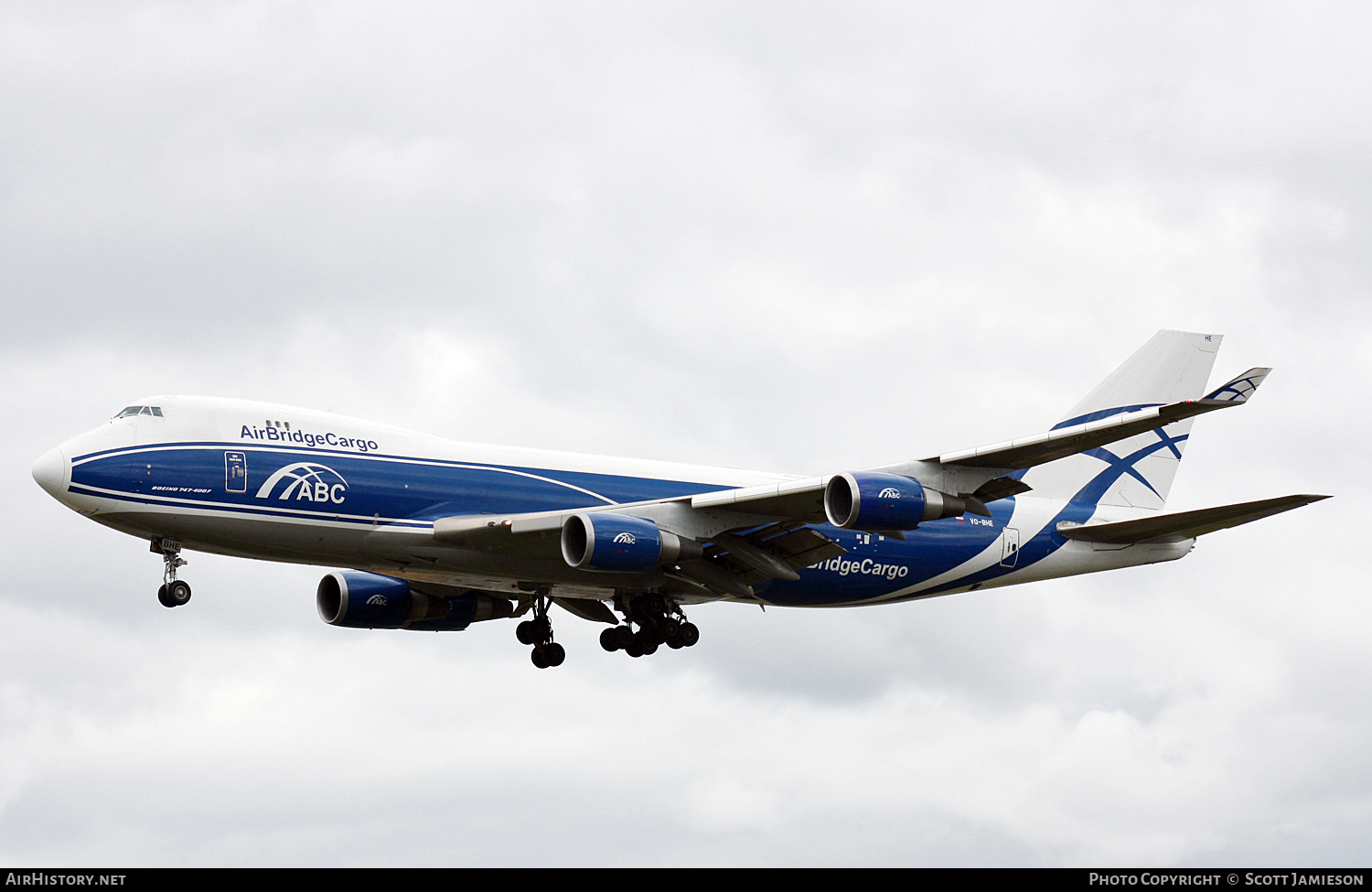 Aircraft Photo of VQ-BHE | Boeing 747-4KZF/SCD | ABC - AirBridgeCargo Airlines | AirHistory.net #283875