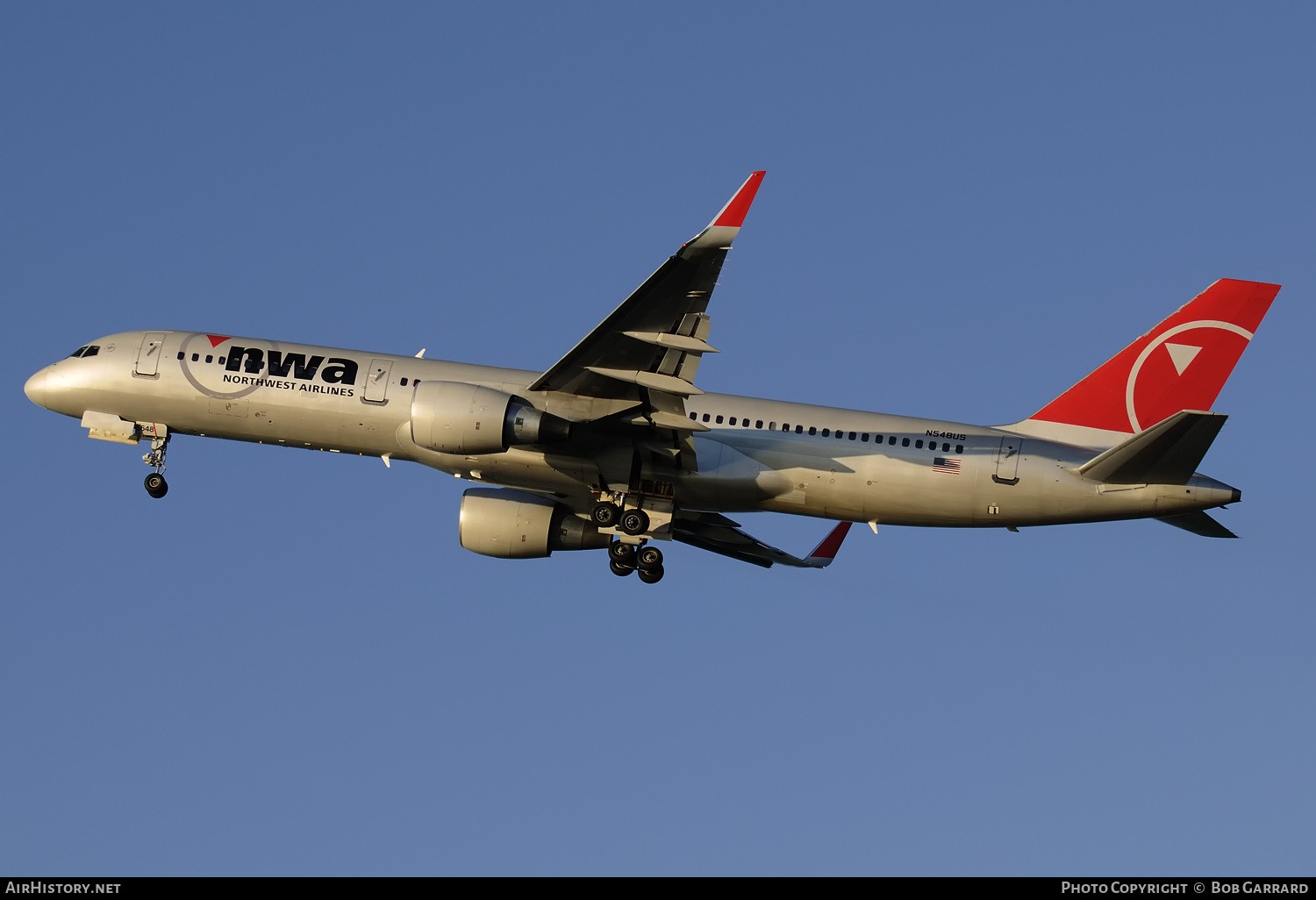 Aircraft Photo of N548US | Boeing 757-251 | Northwest Airlines | AirHistory.net #283876