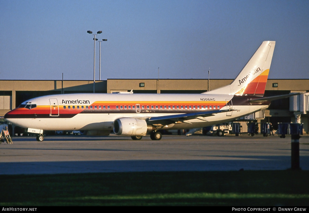 Aircraft Photo of N308AC | Boeing 737-3A4 | American Airlines | AirHistory.net #283890