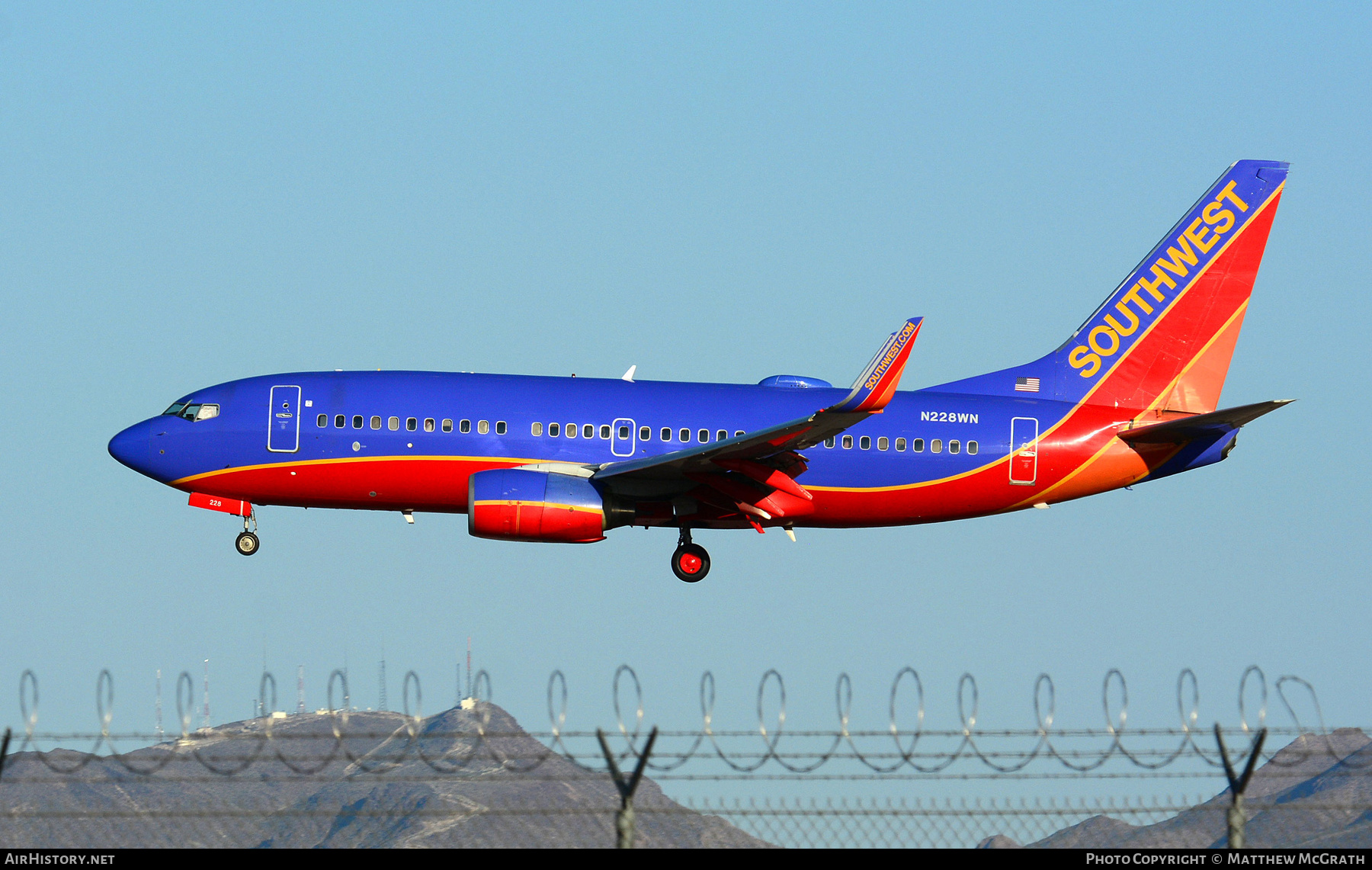 Aircraft Photo of N226WN | Boeing 737-7H4 | Southwest Airlines | AirHistory.net #283928