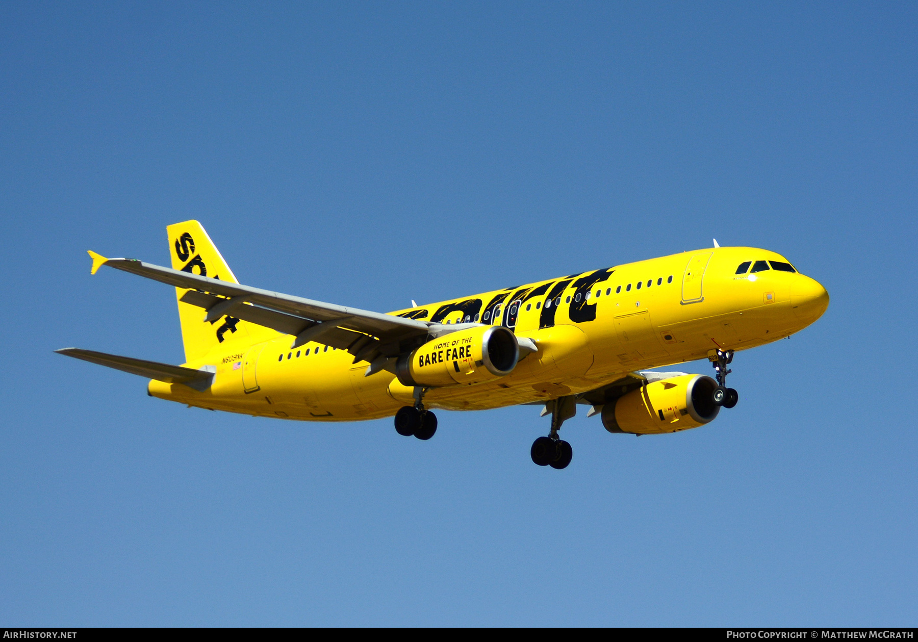 Aircraft Photo of N609NK | Airbus A320-232 | Spirit Airlines | AirHistory.net #283929