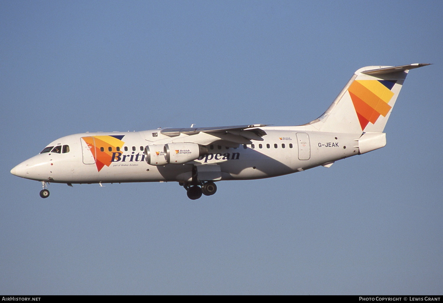 Aircraft Photo of G-JEAK | British Aerospace BAe-146-200 | British European | AirHistory.net #283937