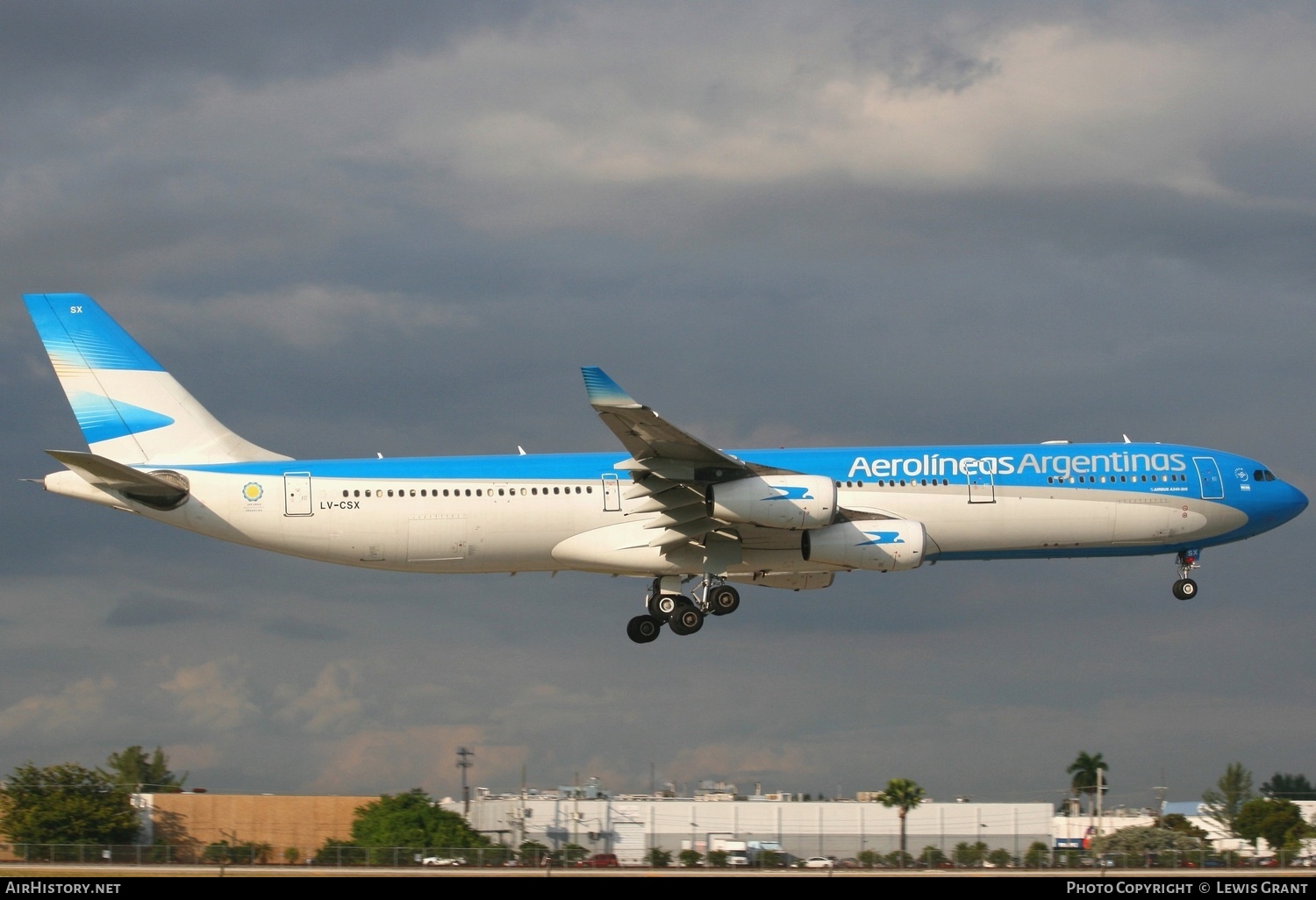 Aircraft Photo of LV-CSX | Airbus A340-313 | Aerolíneas Argentinas | AirHistory.net #283945