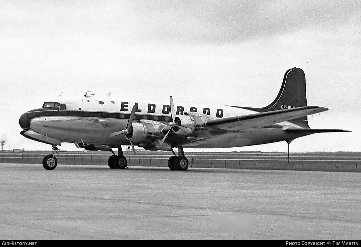 Aircraft Photo of CF-JRW | Douglas DC-4-1009 | Eldorado Aviation | AirHistory.net #283964