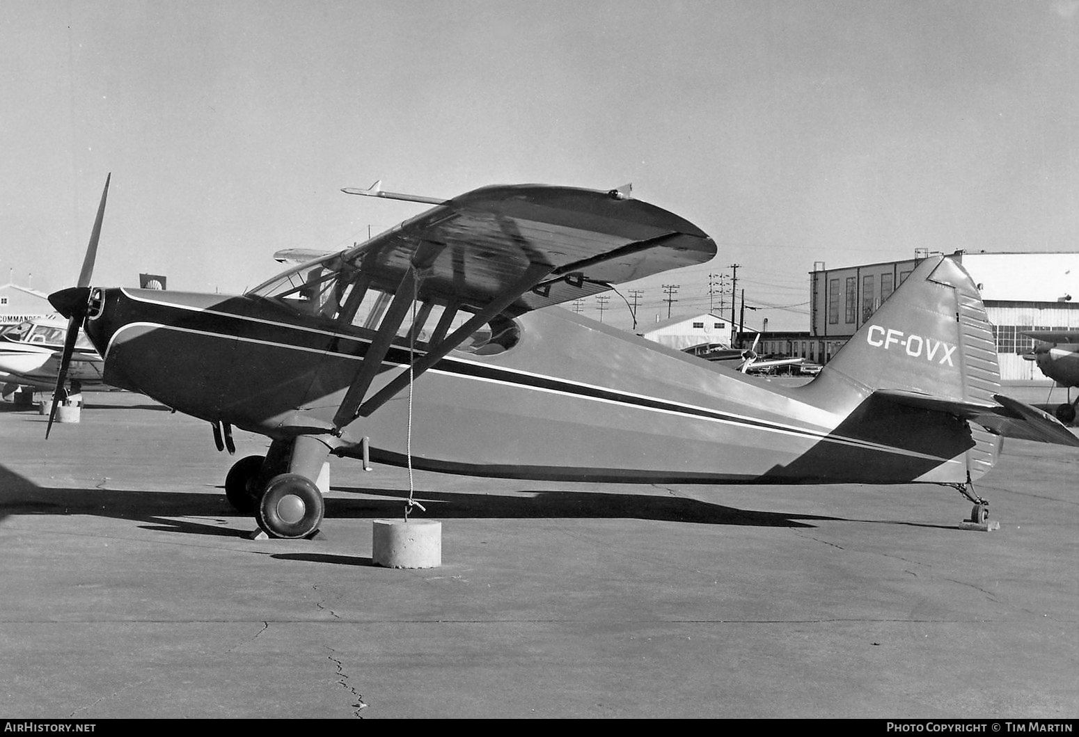 Aircraft Photo of CF-OVX | Stinson 108 | AirHistory.net #283965