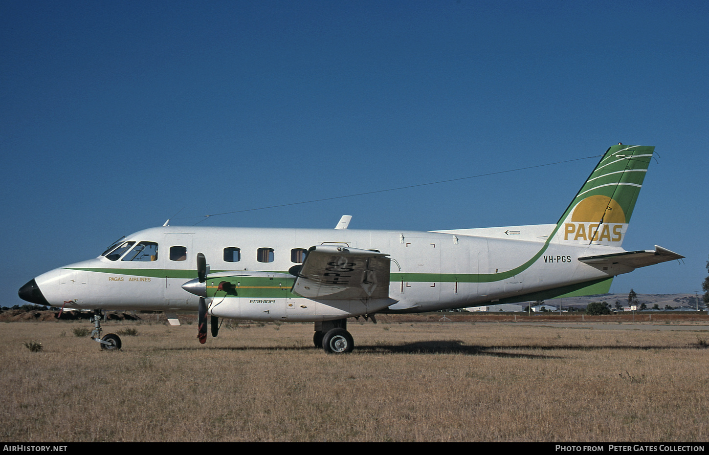 Aircraft Photo of VH-PGS | Embraer EMB-110P1 Bandeirante | Pagas Airlines | AirHistory.net #283996