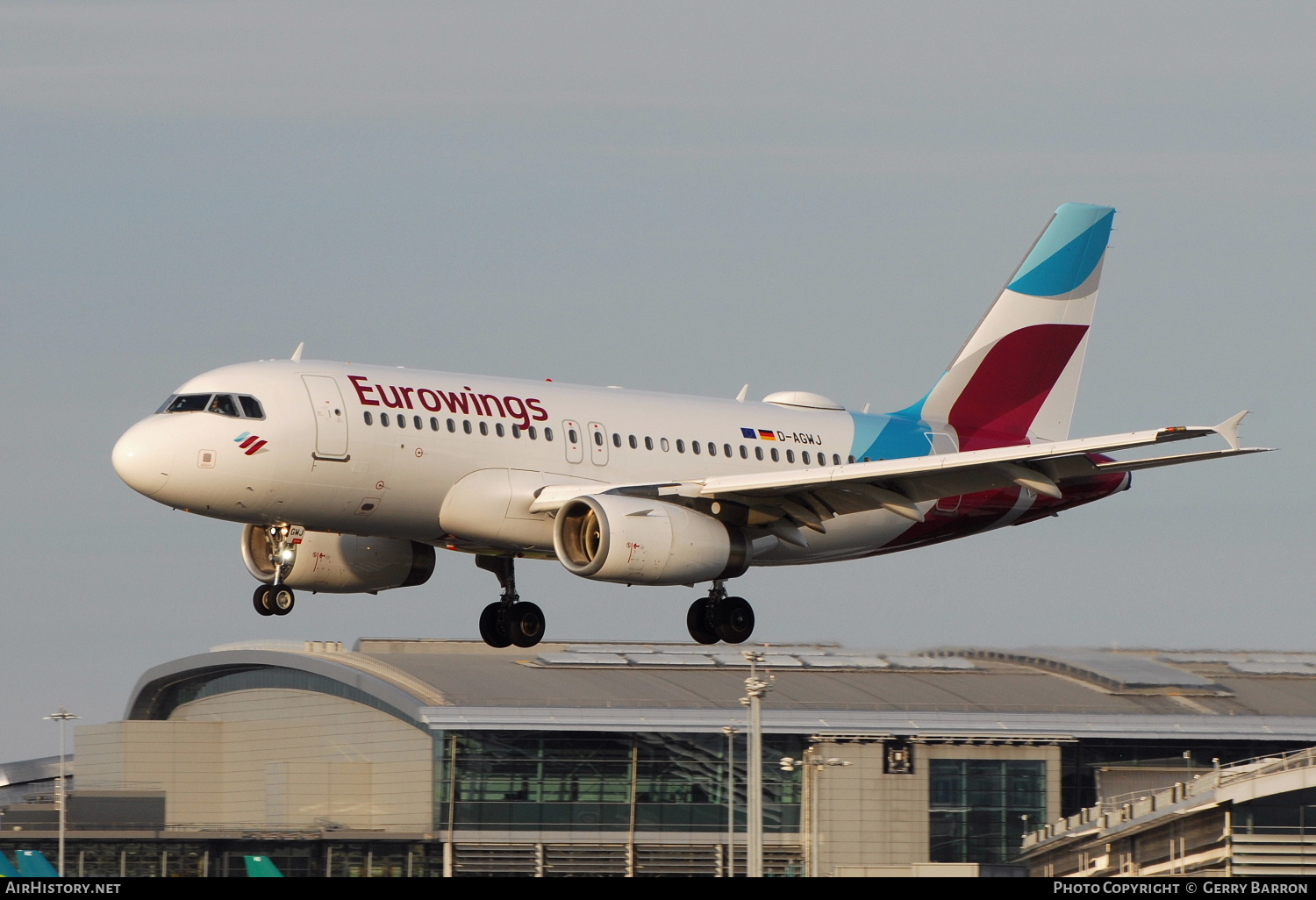 Aircraft Photo of D-AGWJ | Airbus A319-132 | Eurowings | AirHistory.net #284006