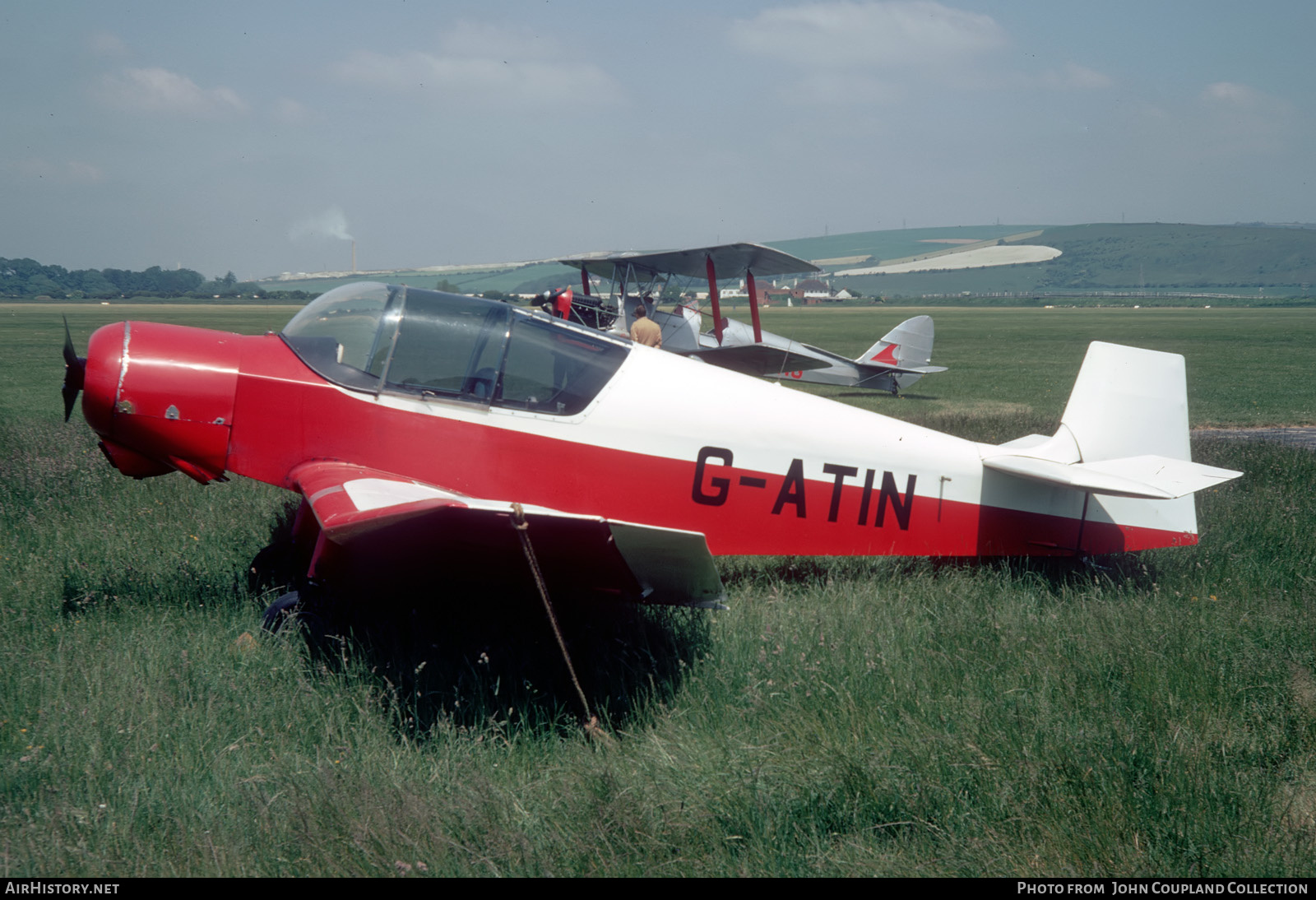 Aircraft Photo of G-ATIN | SAN Jodel D-117 | AirHistory.net #284031