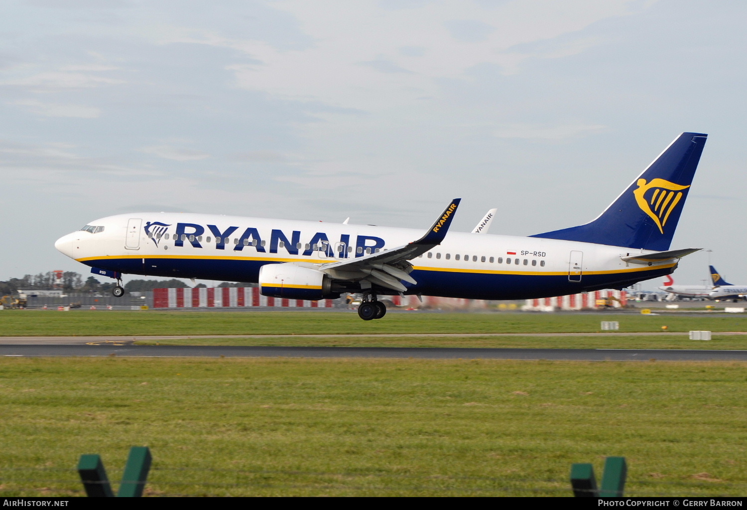 Aircraft Photo of SP-RSD | Boeing 737-800 | Ryanair | AirHistory.net #284041