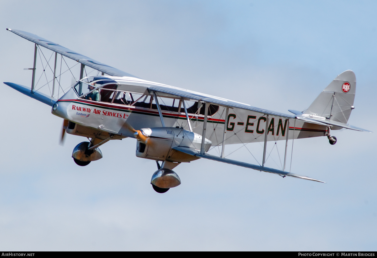 Aircraft Photo of G-ECAN | De Havilland D.H. 84A Dragon 3 | Railway Air Services | AirHistory.net #284108