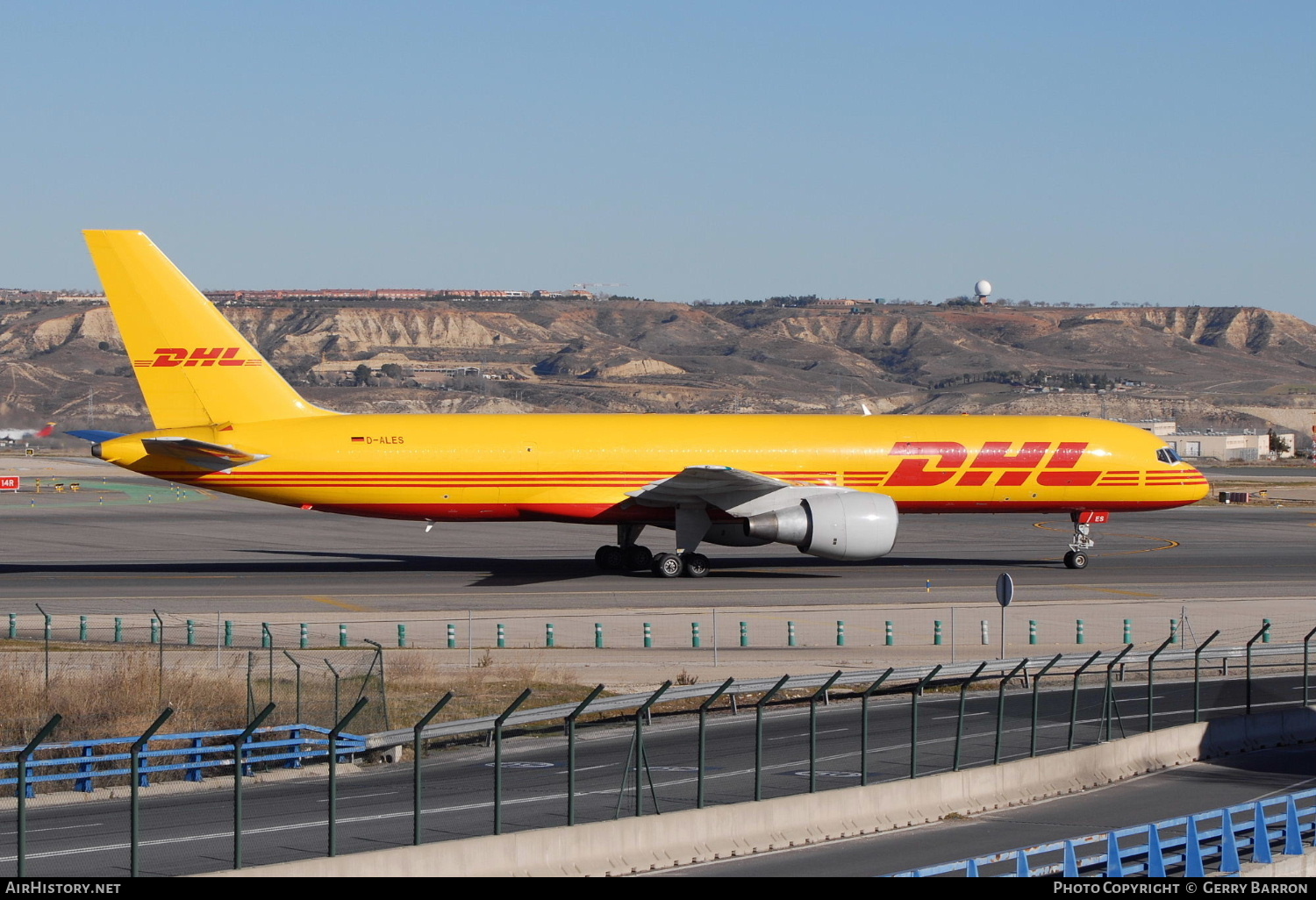 Aircraft Photo of D-ALES | Boeing 757-2Q8(PCF) | DHL International | AirHistory.net #284160