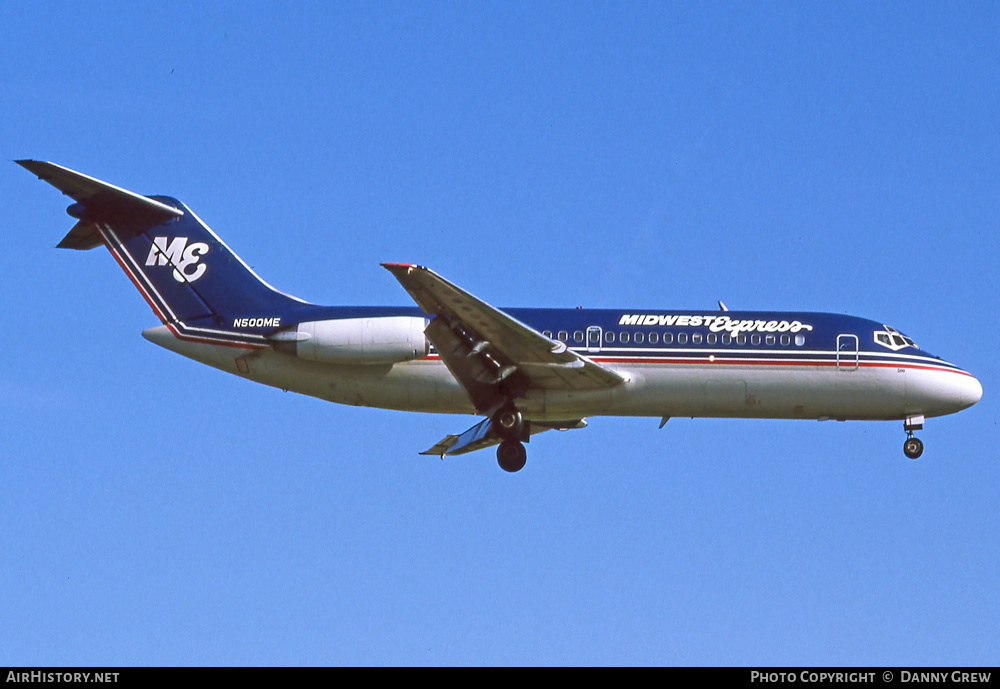 Aircraft Photo of N500ME | Douglas DC-9-14 | Midwest Express Airlines | AirHistory.net #284163