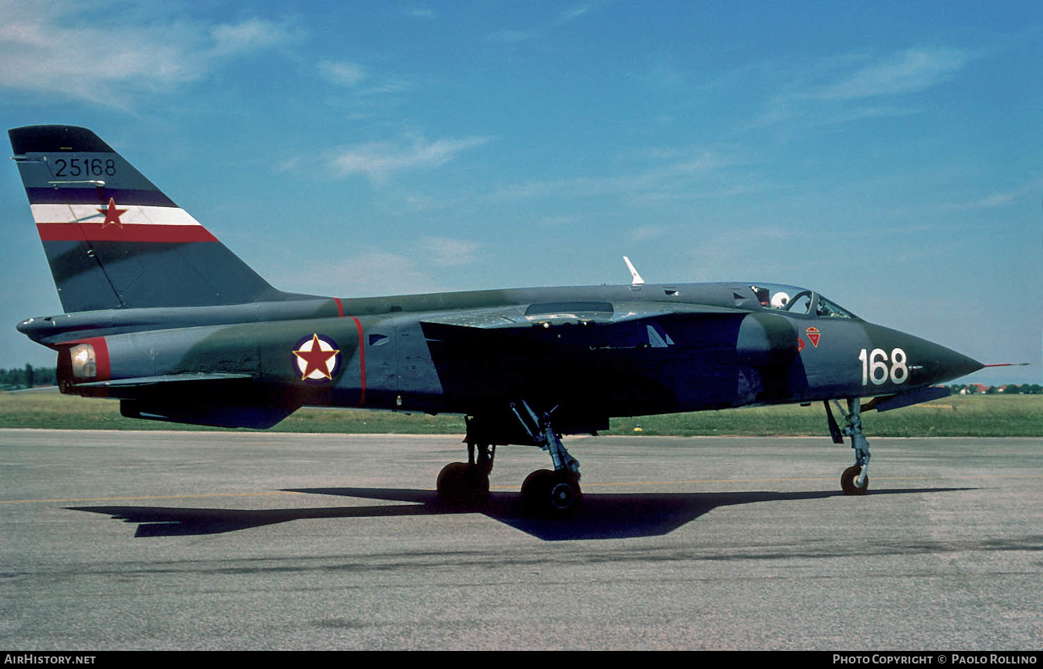 Aircraft Photo of 25168 | Soko J-22 Orao | Yugoslavia - Air Force | AirHistory.net #284209