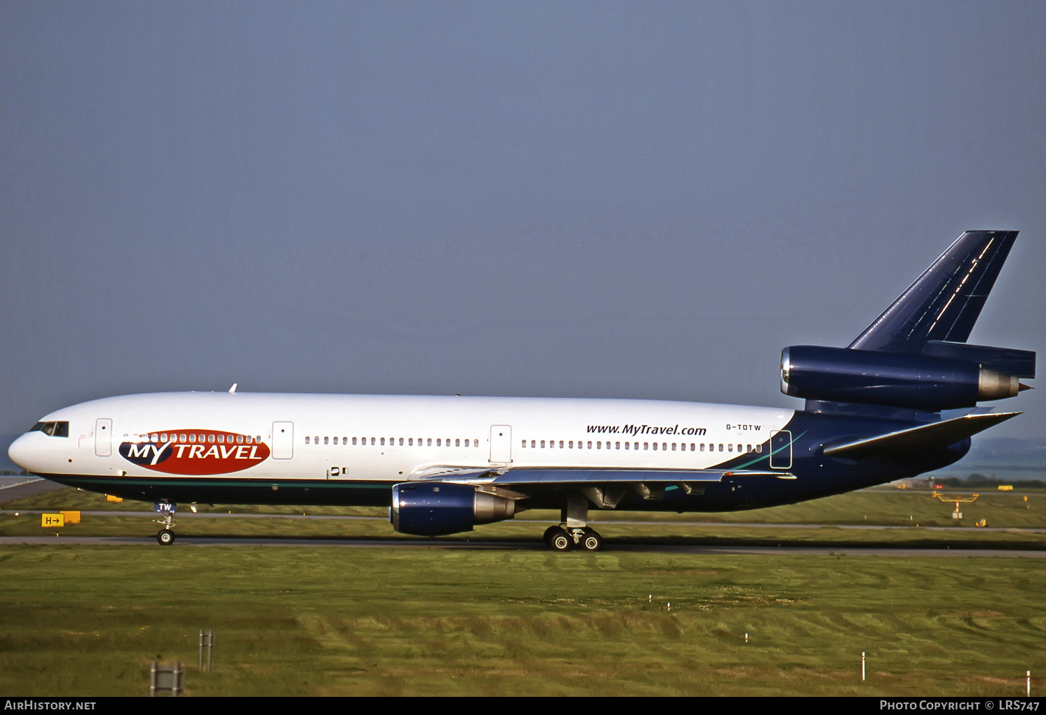 Aircraft Photo of G-TDTW | McDonnell Douglas DC-10-10 | MyTravel Airways | AirHistory.net #284235