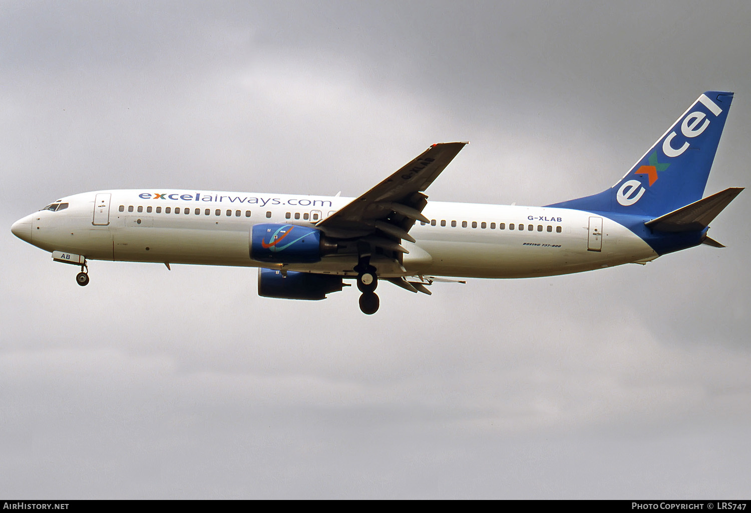 Aircraft Photo of G-XLAB | Boeing 737-8Q8 | Excel Airways | AirHistory.net #284242