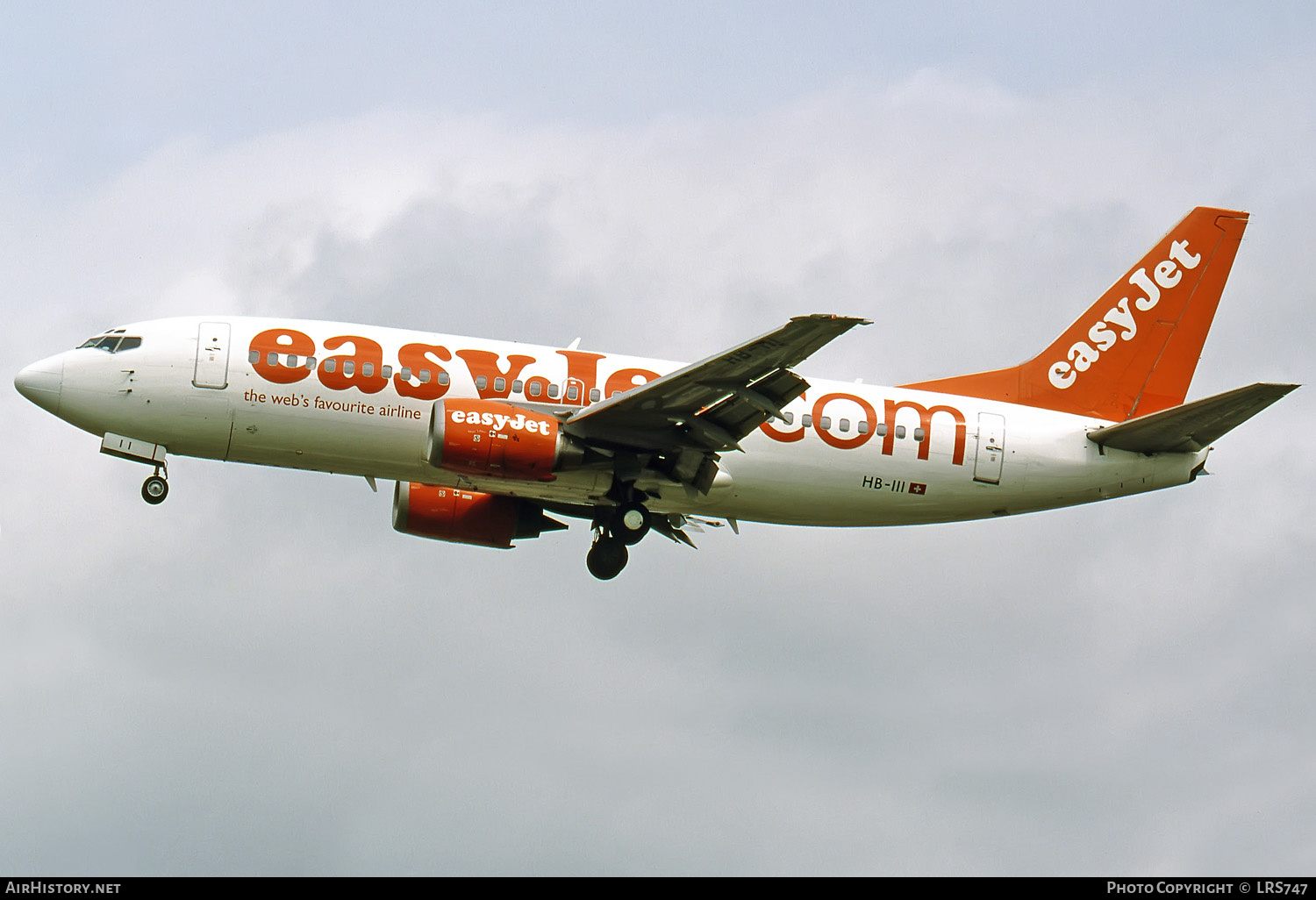 Aircraft Photo of HB-III | Boeing 737-33V | EasyJet | AirHistory.net #284251