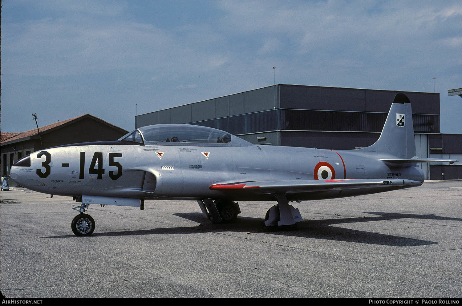 Aircraft Photo of MM51-9145 | Lockheed T-33A | Italy - Air Force | AirHistory.net #284278