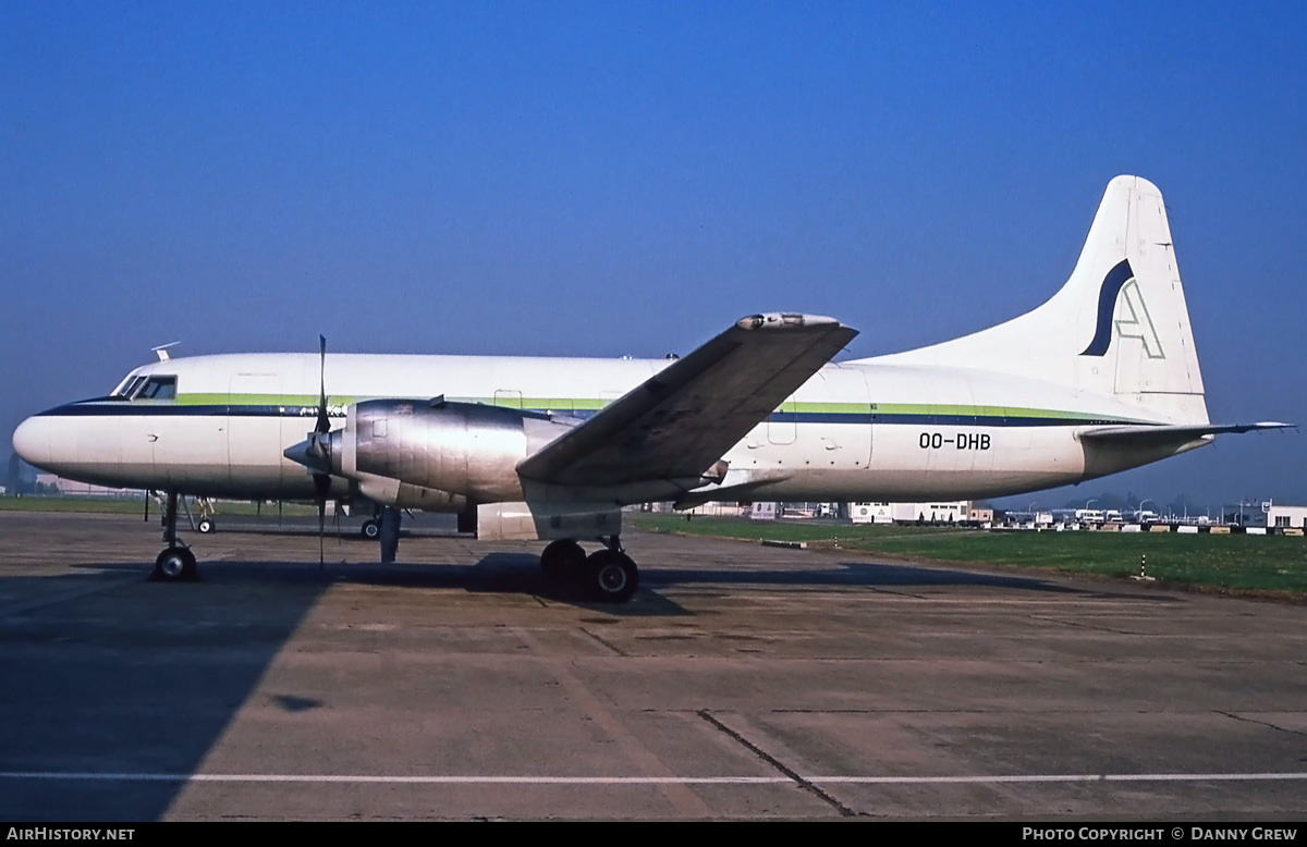Aircraft Photo of OO-DHB | Convair 580/F | AirHistory.net #284285
