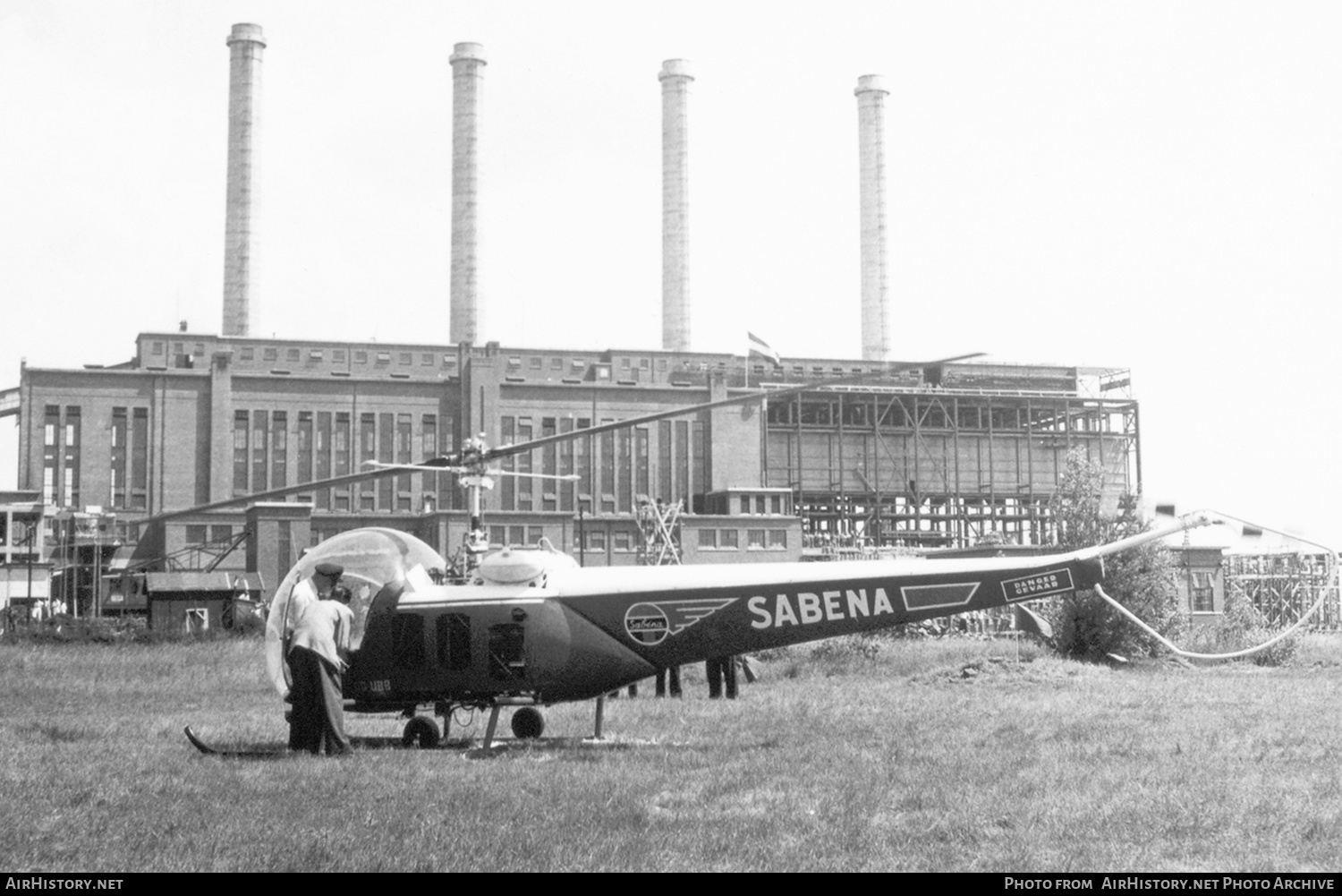 Aircraft Photo of OO-UBB | Bell 47D-1 | Sabena | AirHistory.net #284327