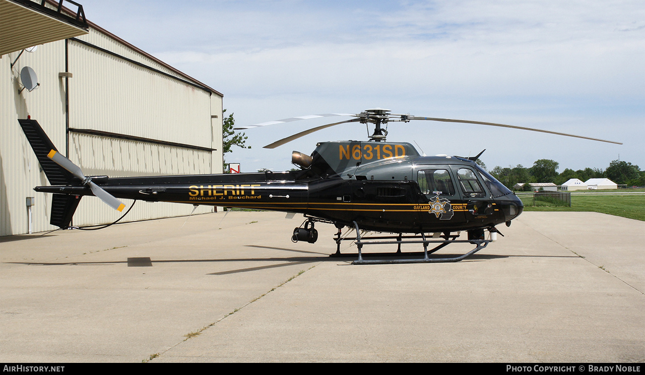 Aircraft Photo of N631SD | Eurocopter AS-350B-2 SuperStar | Oakland County Sheriff | AirHistory.net #284329