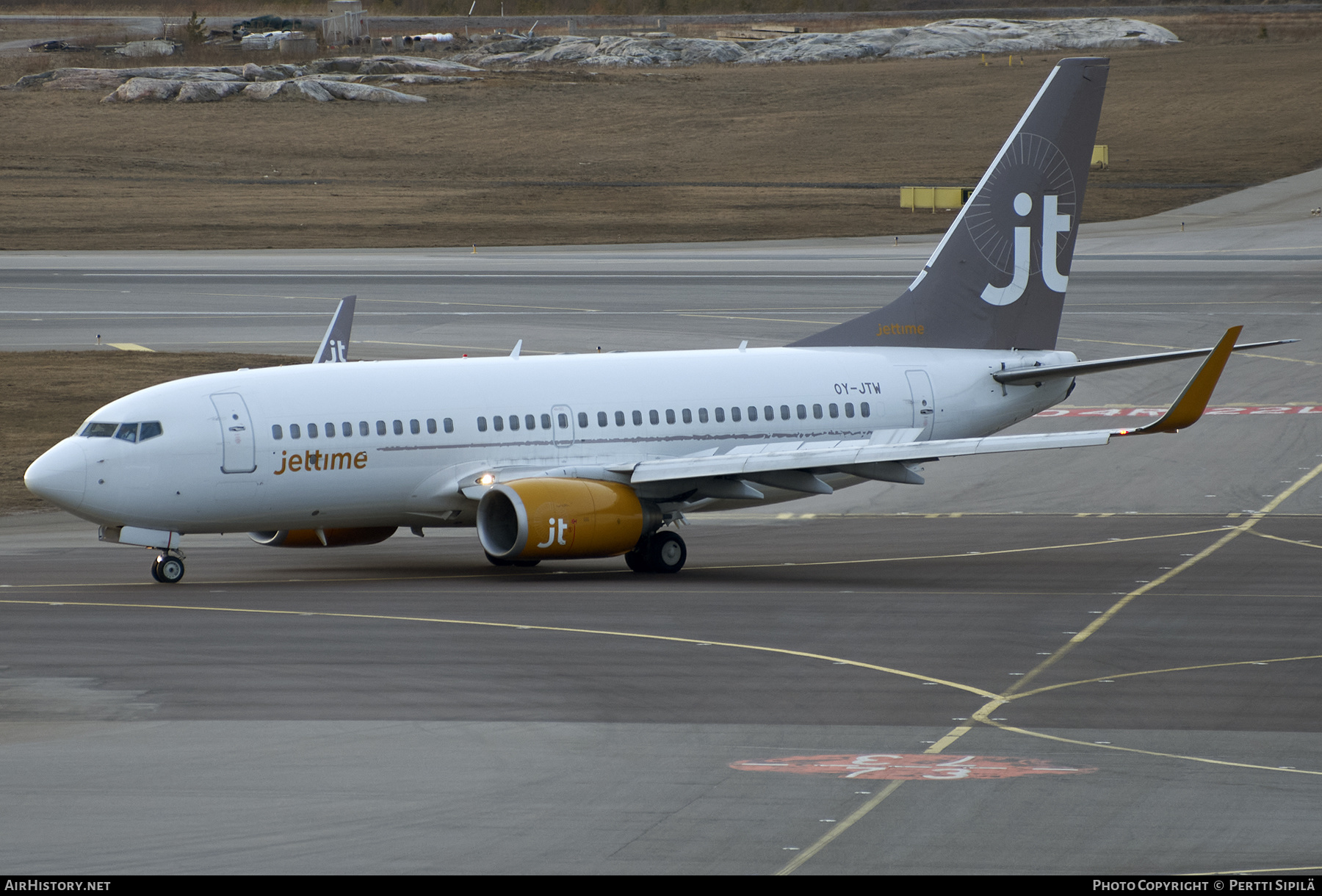 Aircraft Photo of OY-JTW | Boeing 737-7L9 | Jettime | AirHistory.net #284360