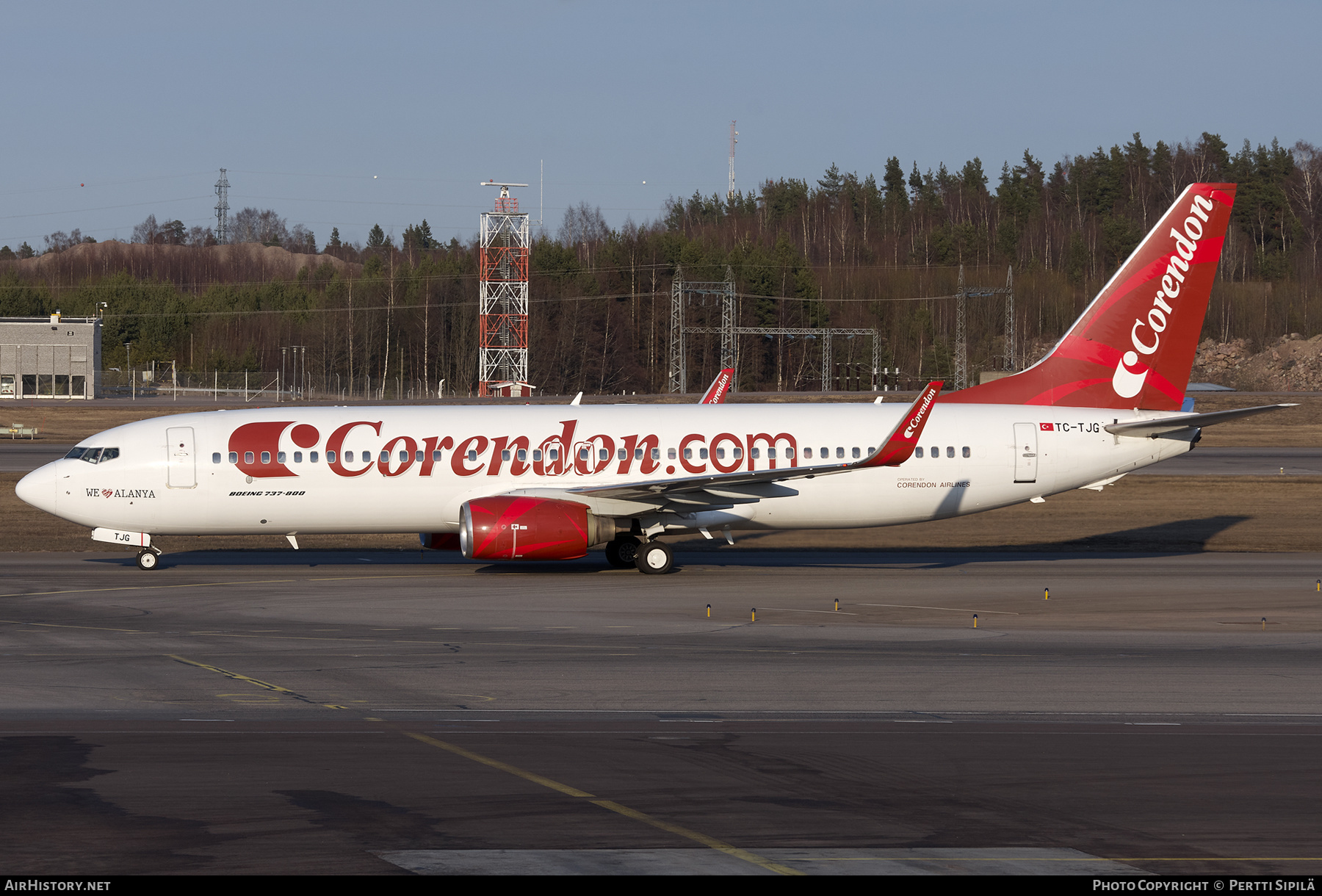 Aircraft Photo of TC-TJG | Boeing 737-86J | Corendon Airlines | AirHistory.net #284395