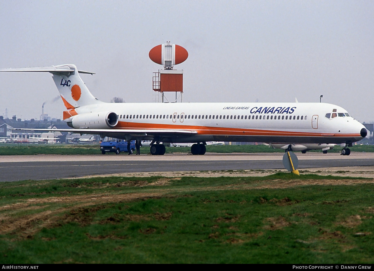 Aircraft Photo of EC-EFK | McDonnell Douglas MD-83 (DC-9-83) | Líneas Aéreas Canarias - LAC | AirHistory.net #284405