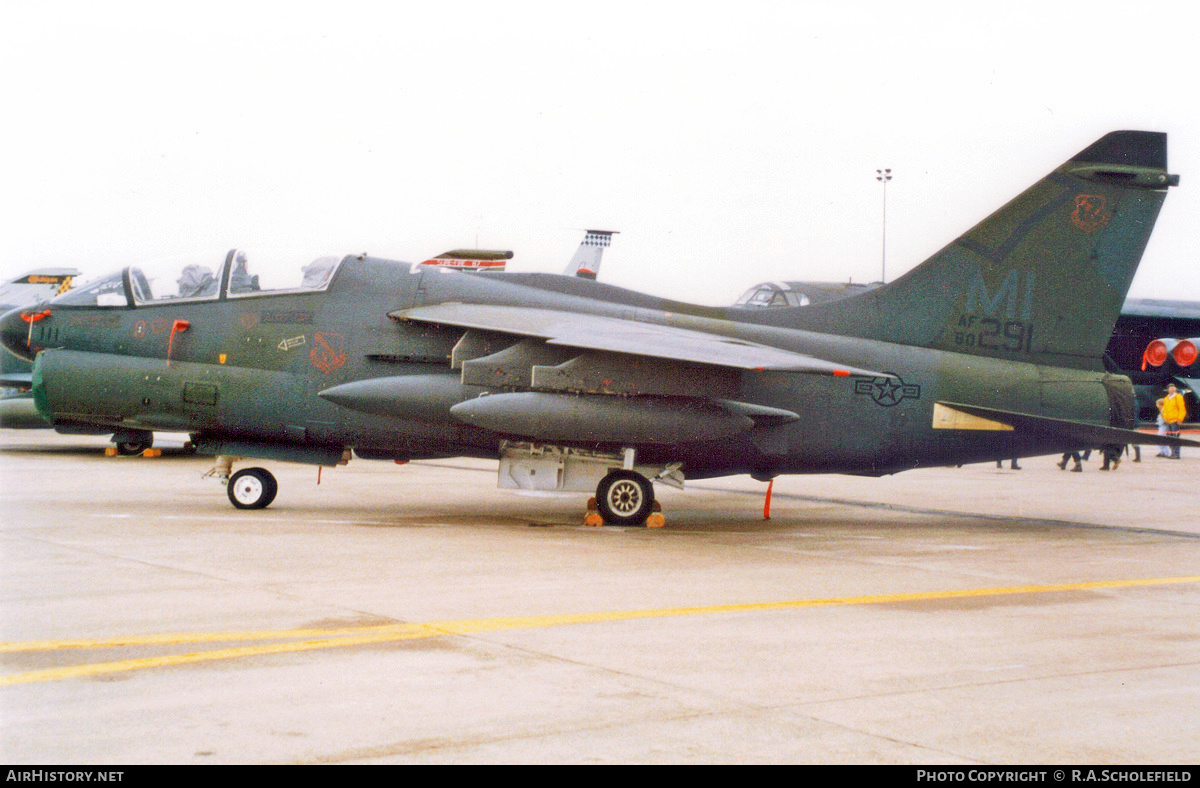 Aircraft Photo of 80-0291 / AF80-291 | Vought A-7K Corsair II | USA - Air Force | AirHistory.net #284441