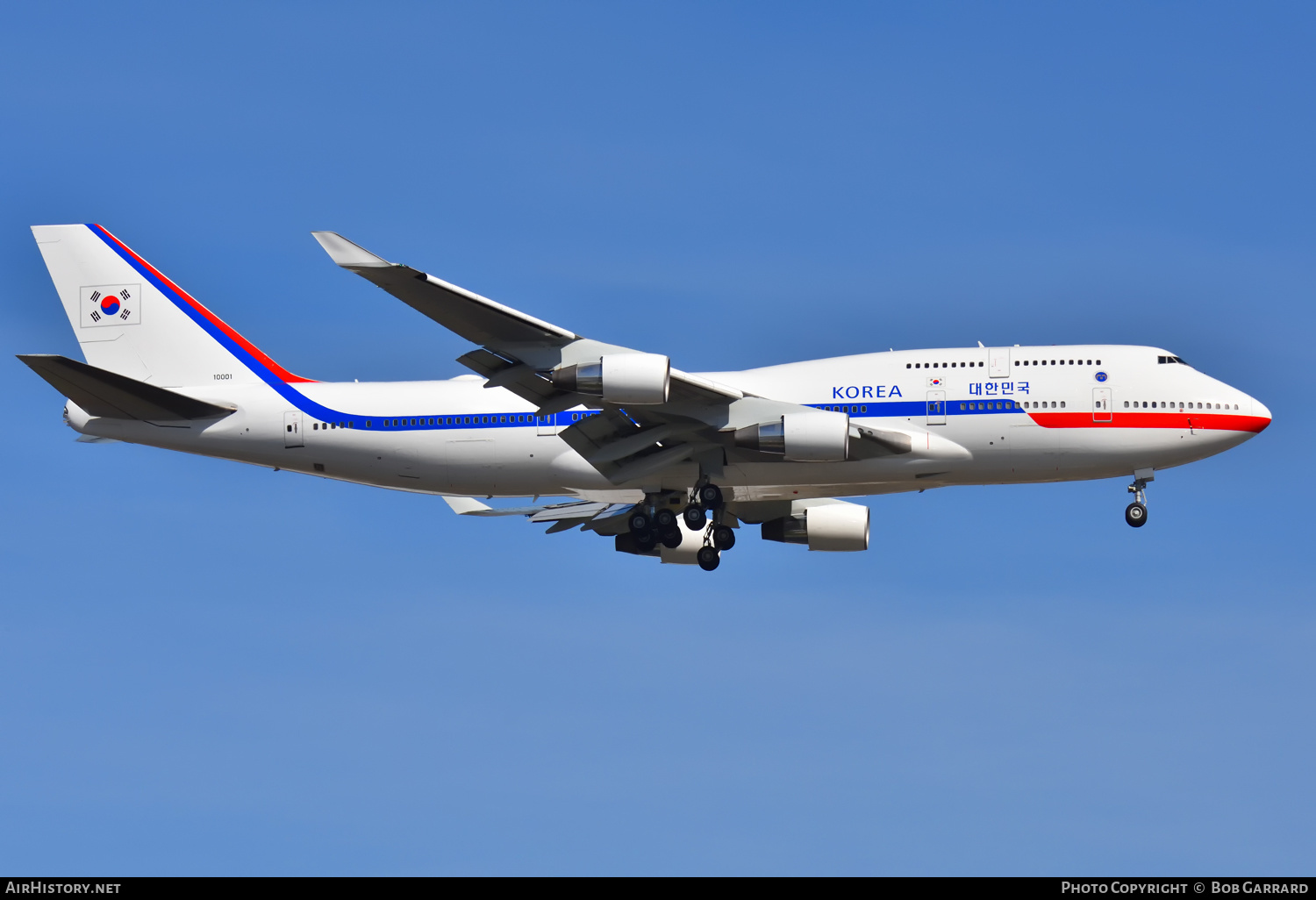 Aircraft Photo of 10001 | Boeing 747-4B5 | South Korea - Air Force | AirHistory.net #284457