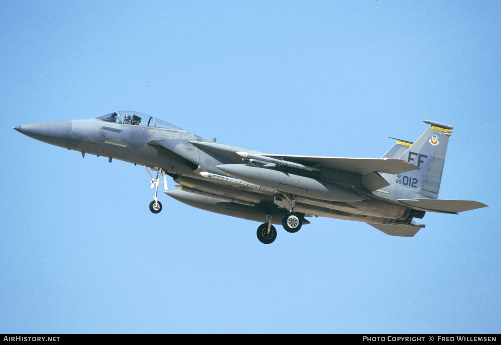 Aircraft Photo of 80-0012 / AF80-012 | McDonnell Douglas F-15C Eagle | USA - Air Force | AirHistory.net #284460